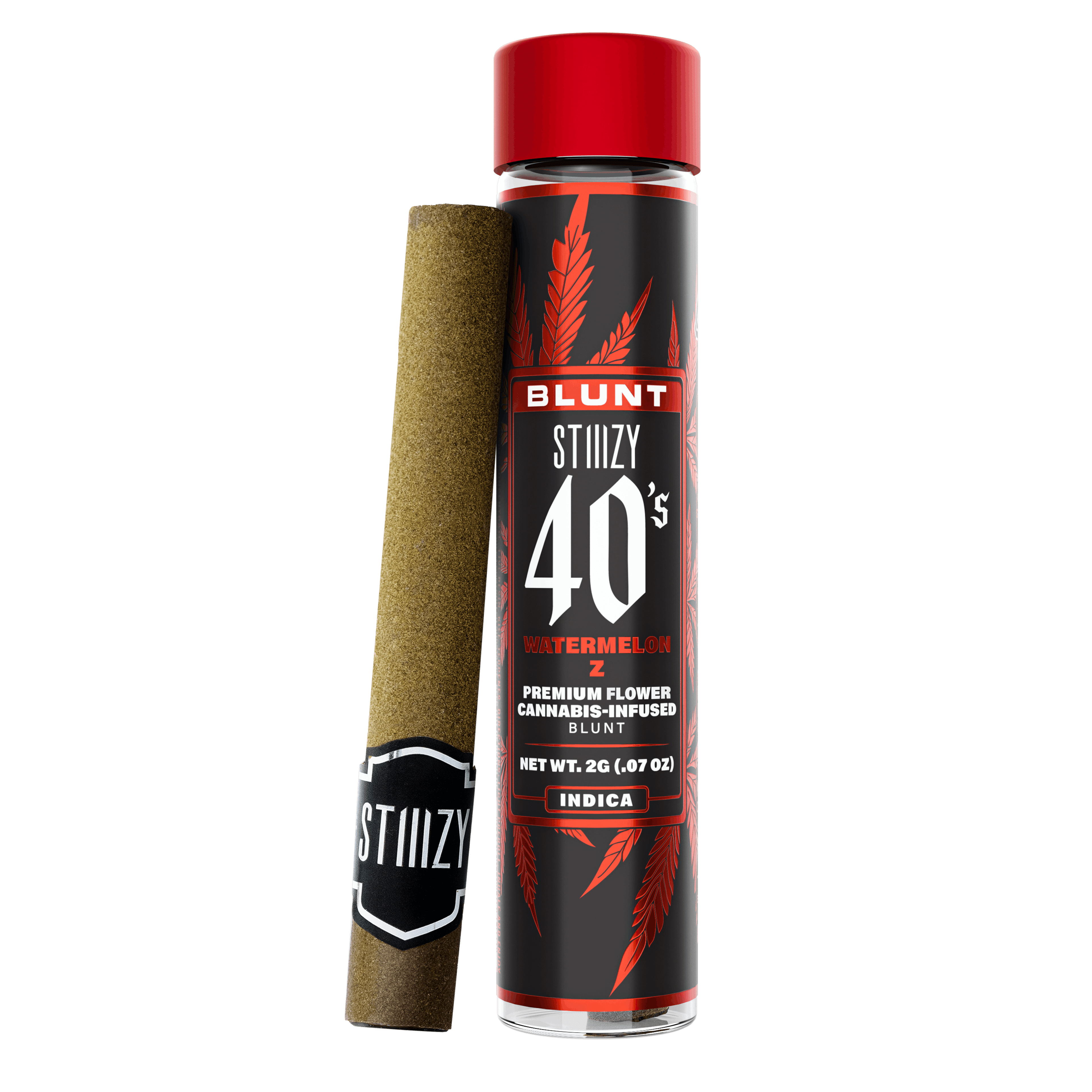 Watermelon Z - 40's Blunt - STIIIZY - 2g (Single) - $33.99 - Infused Pre-Rolls
