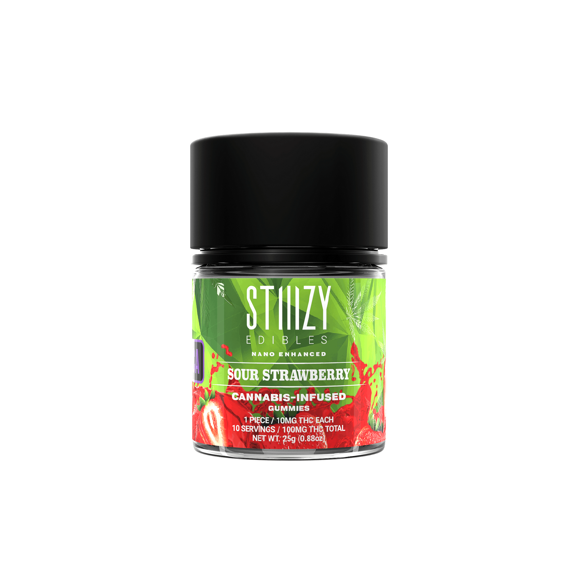 Sour Strawberry - Gummies - STIIIZY - 10 Gummies - $13.99 - Edibles
