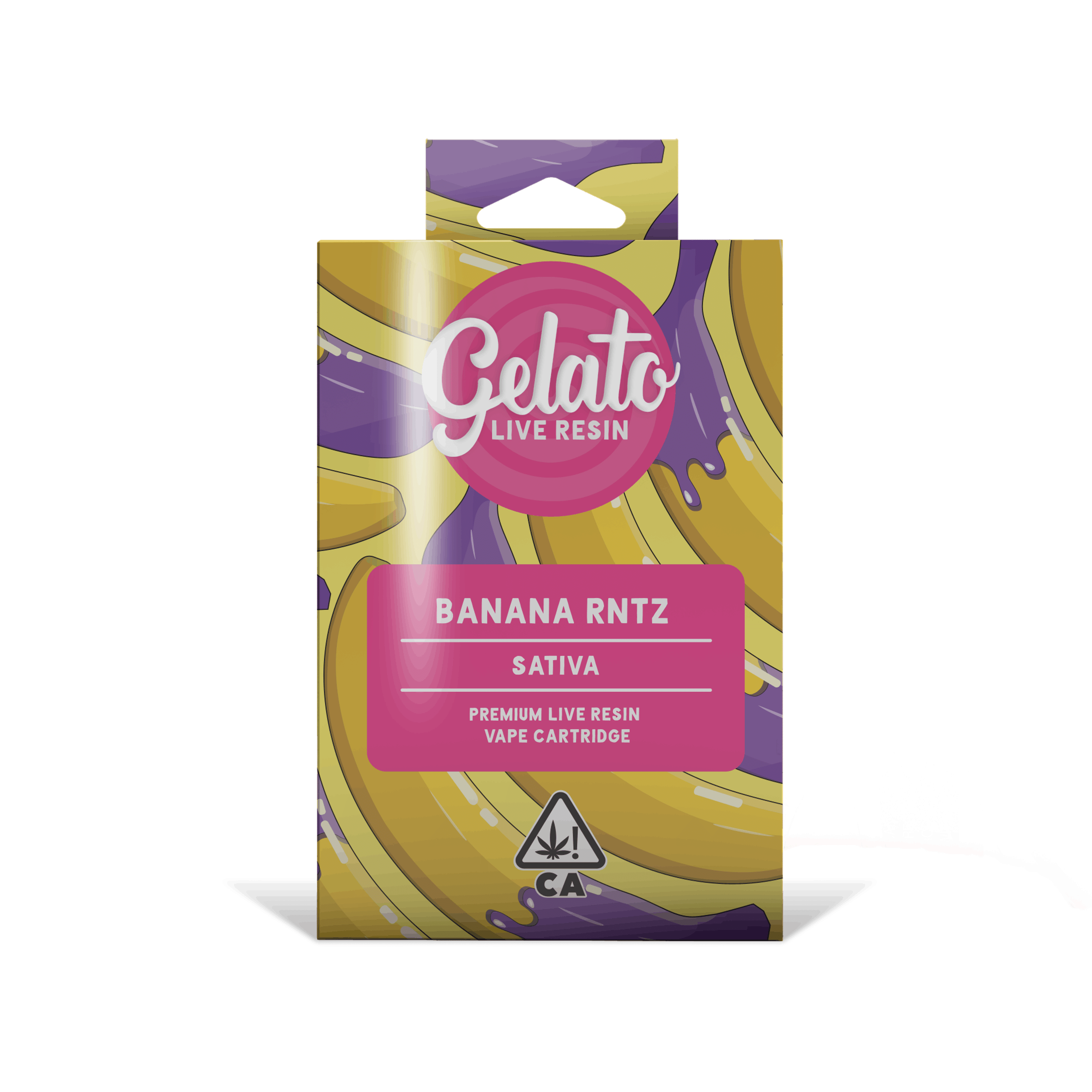 Banana Rntz 1g Live Resin Cart - Gelato - - $30 - Cartridges