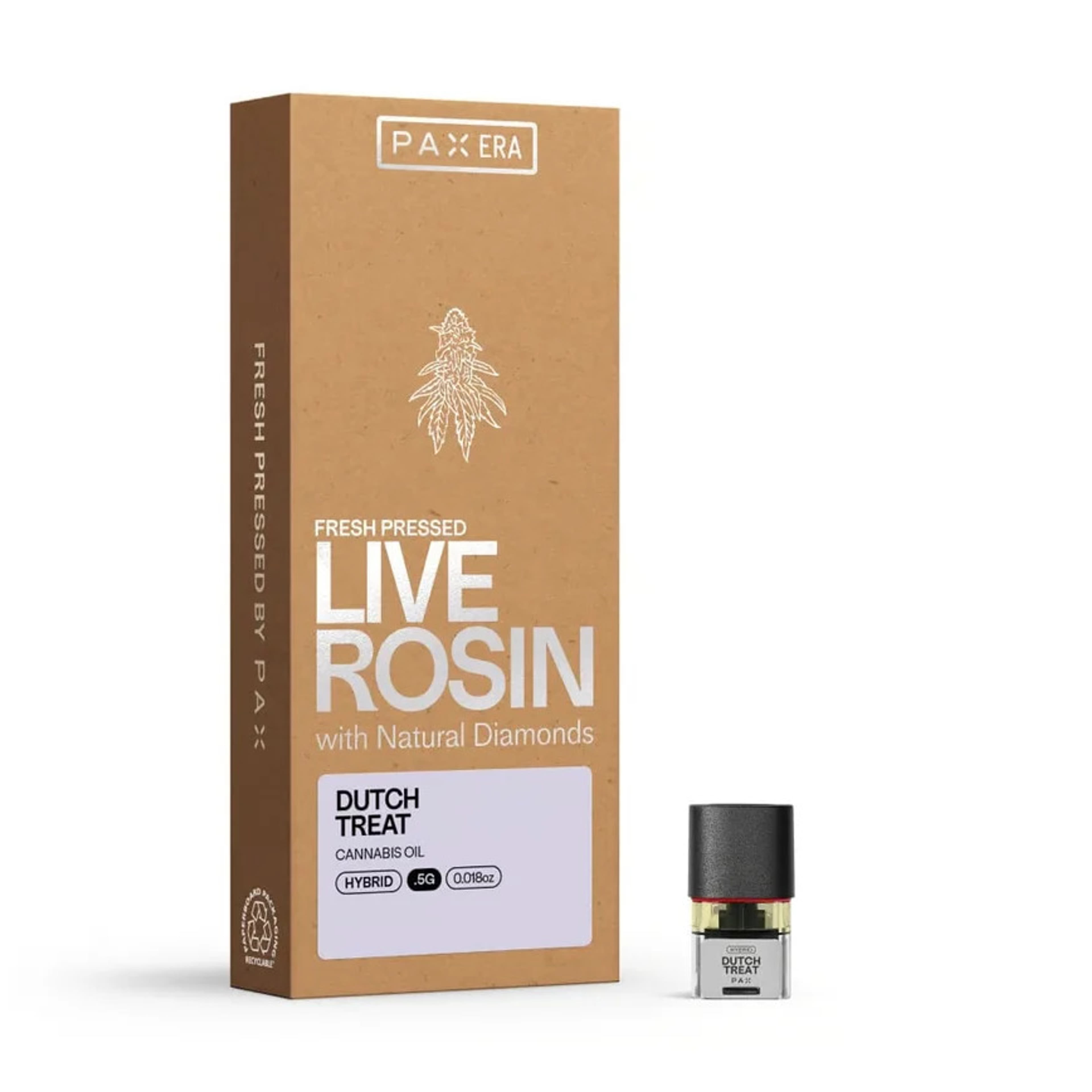 Dutch Treat Live Rosin Pod 1g - Pax - - $48.50 - Vapes