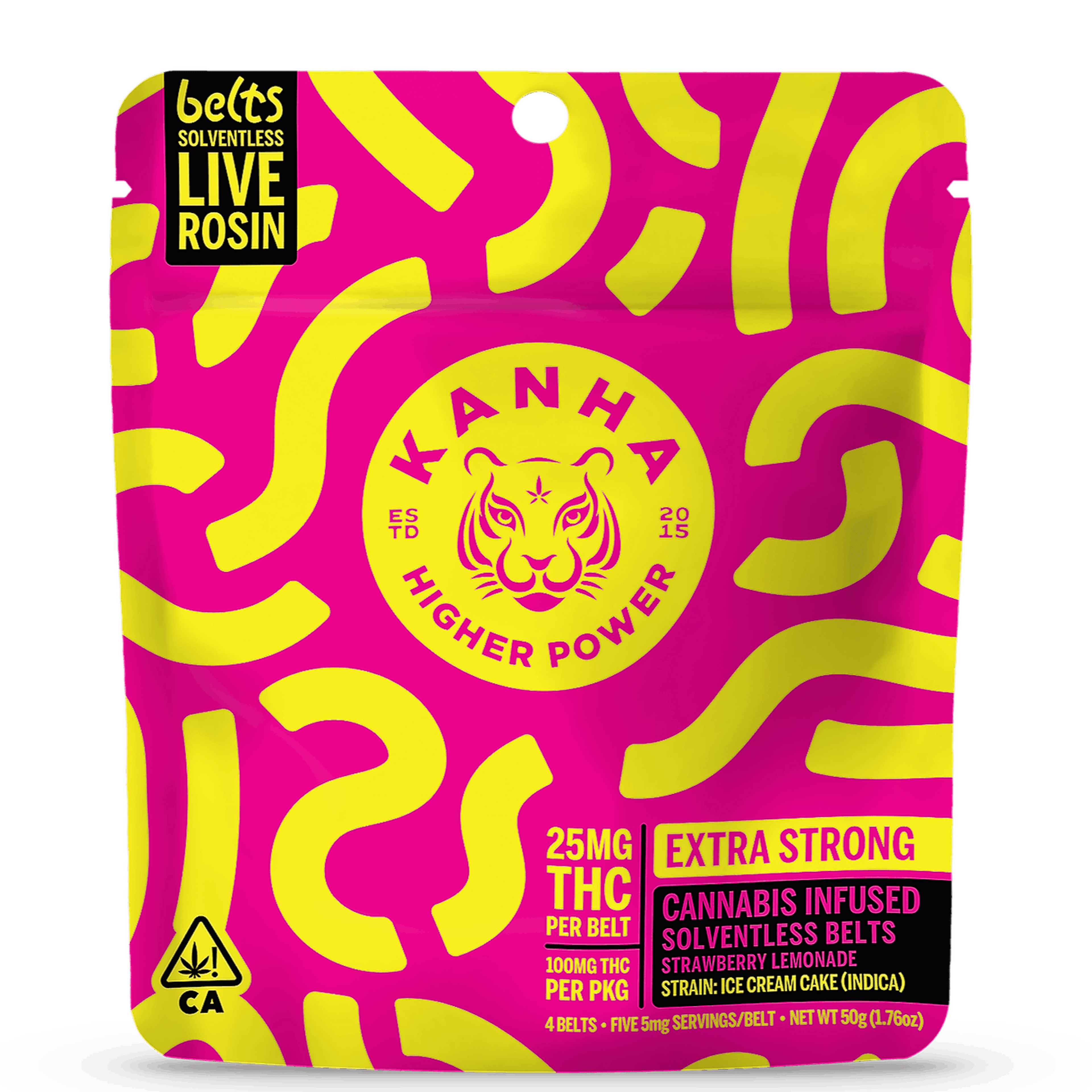 NANO Strawberry Lemonade - Solventless Rosin Belts - Kanha - 4 Belts - $18.99 - Edibles