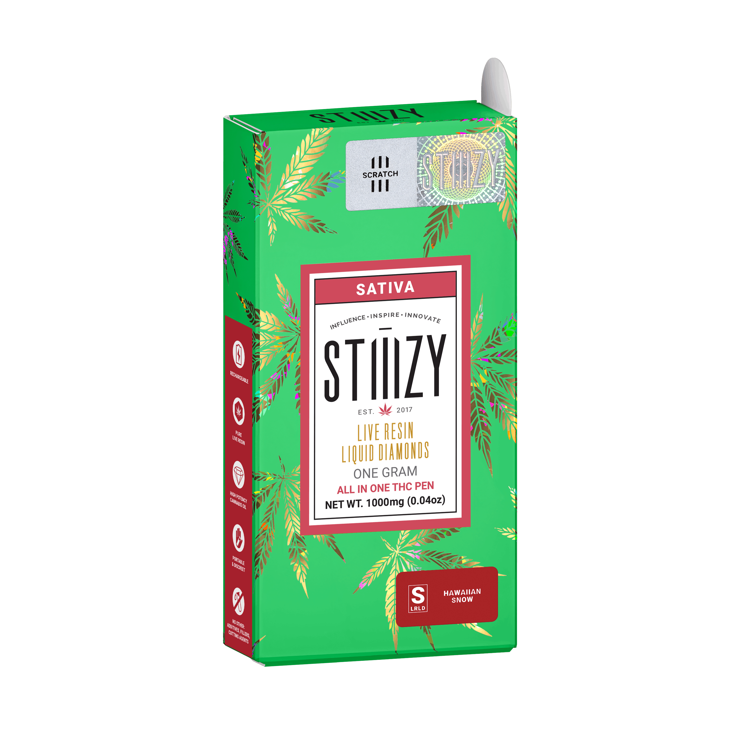 Hawaiian Snow | Live Resin Liquid Diamonds Disposable - 1g - STIIIZY -  - $35 - Disposables