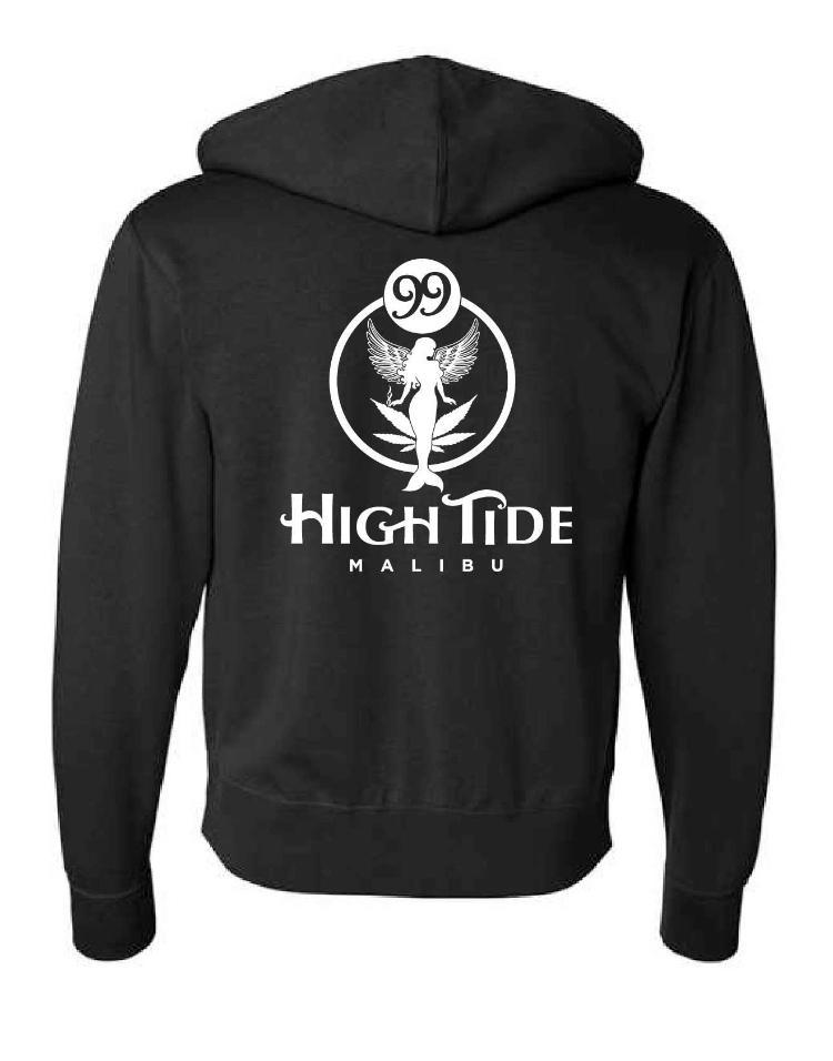 High Tide Zip Hoodie - Black - 99 High Tide - XS - $59.99 - 99 High Tide Collection