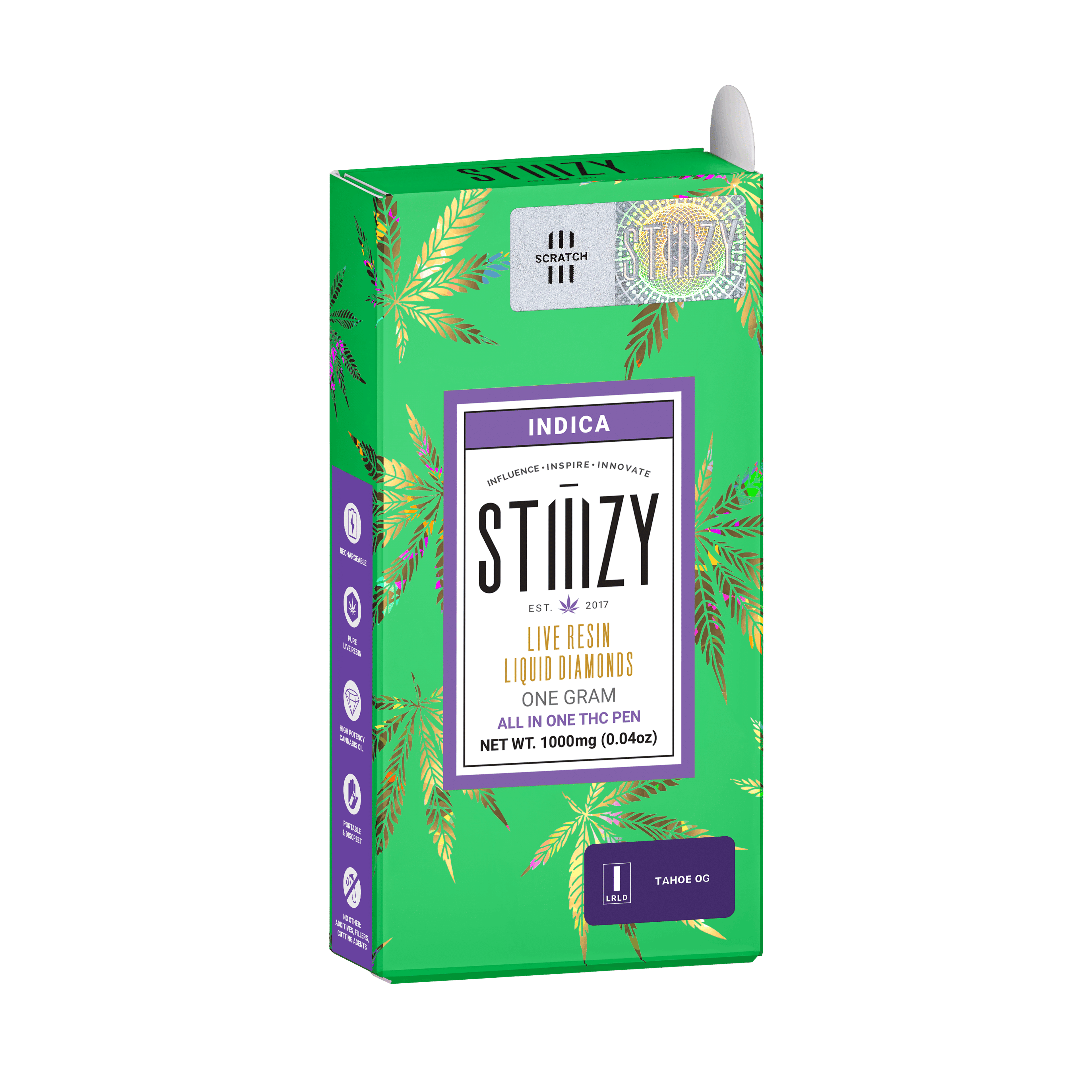 Tahoe OG | Live Resin Liquid Diamonds Disposable - 1g - STIIIZY - - $35 - Disposables
