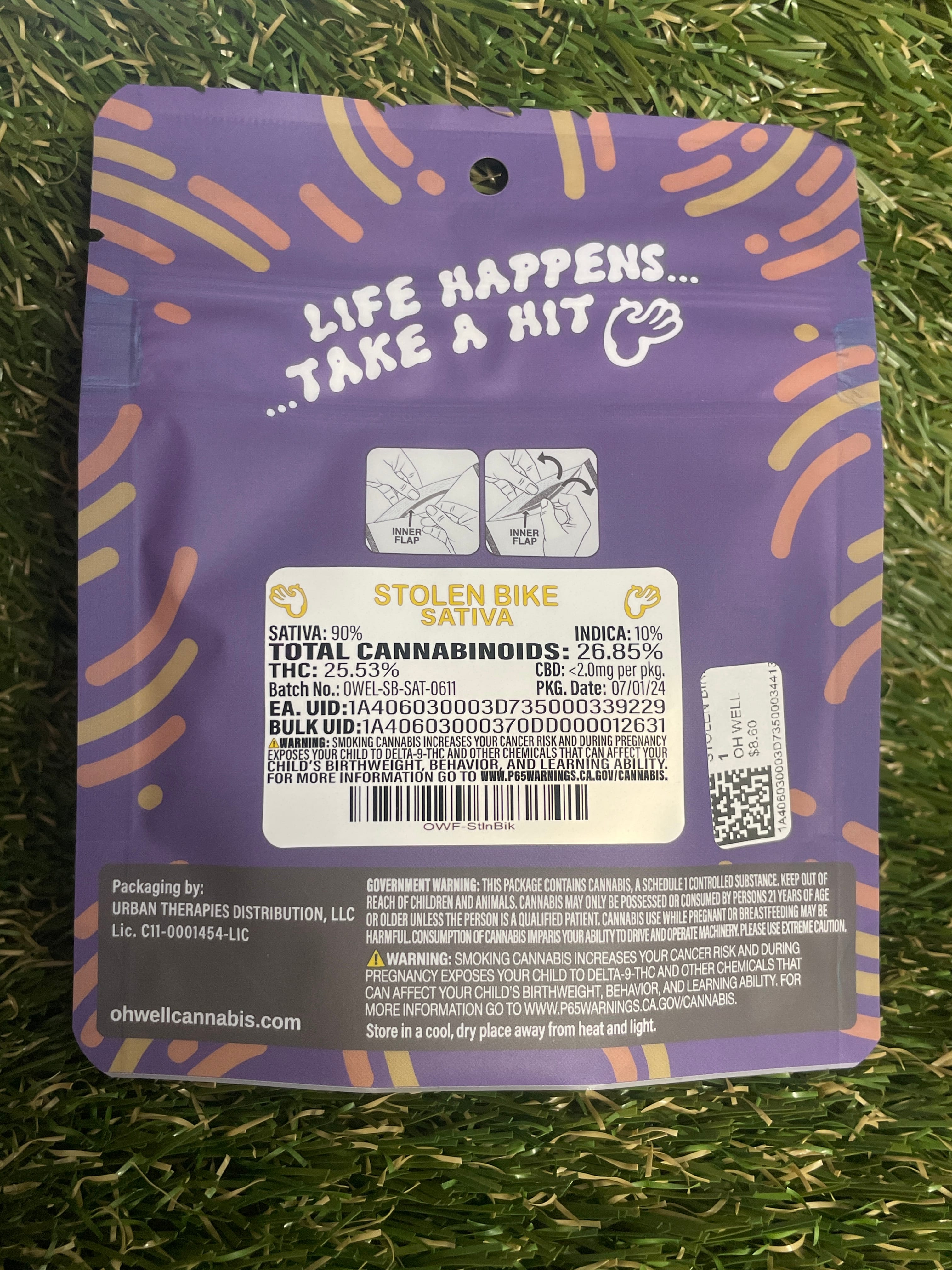 STOLEN BIKE 3.5G - OH WELL -  - $8.60 - Flower