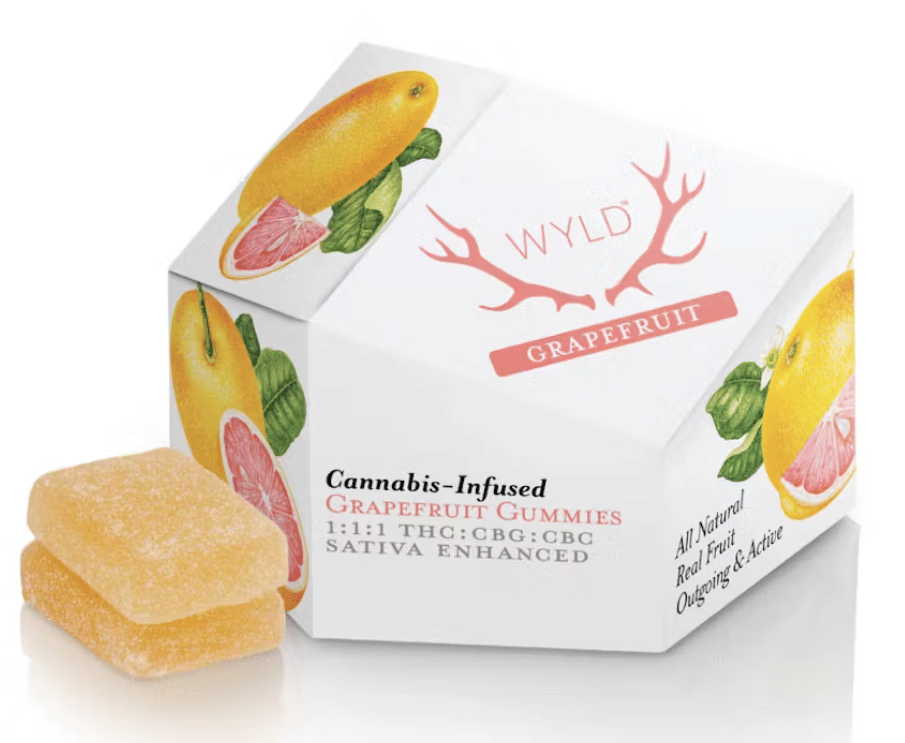 Grapefruit 1:1:1 THC:CBC:CBG Gummies - Wyld -  - $14.02 - Edibles