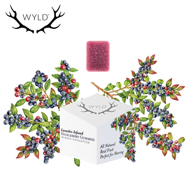 WYLD - Huckleberry Gummies - 100mg