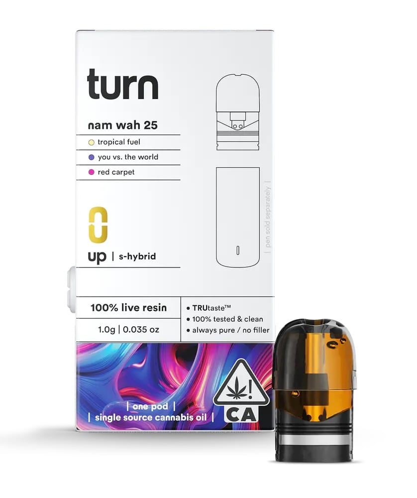 Nam Wah (S) Live Resin Pod 1g - Turn - Nam Wah (SH) - $34.60 - Cartridges