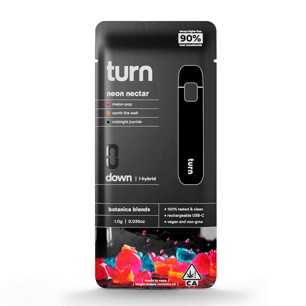 Turn - Neon Nectar - Botanical Blend Disposable - 1g - Turn - Neon Nectar - $26.99 - Disposable Vapes