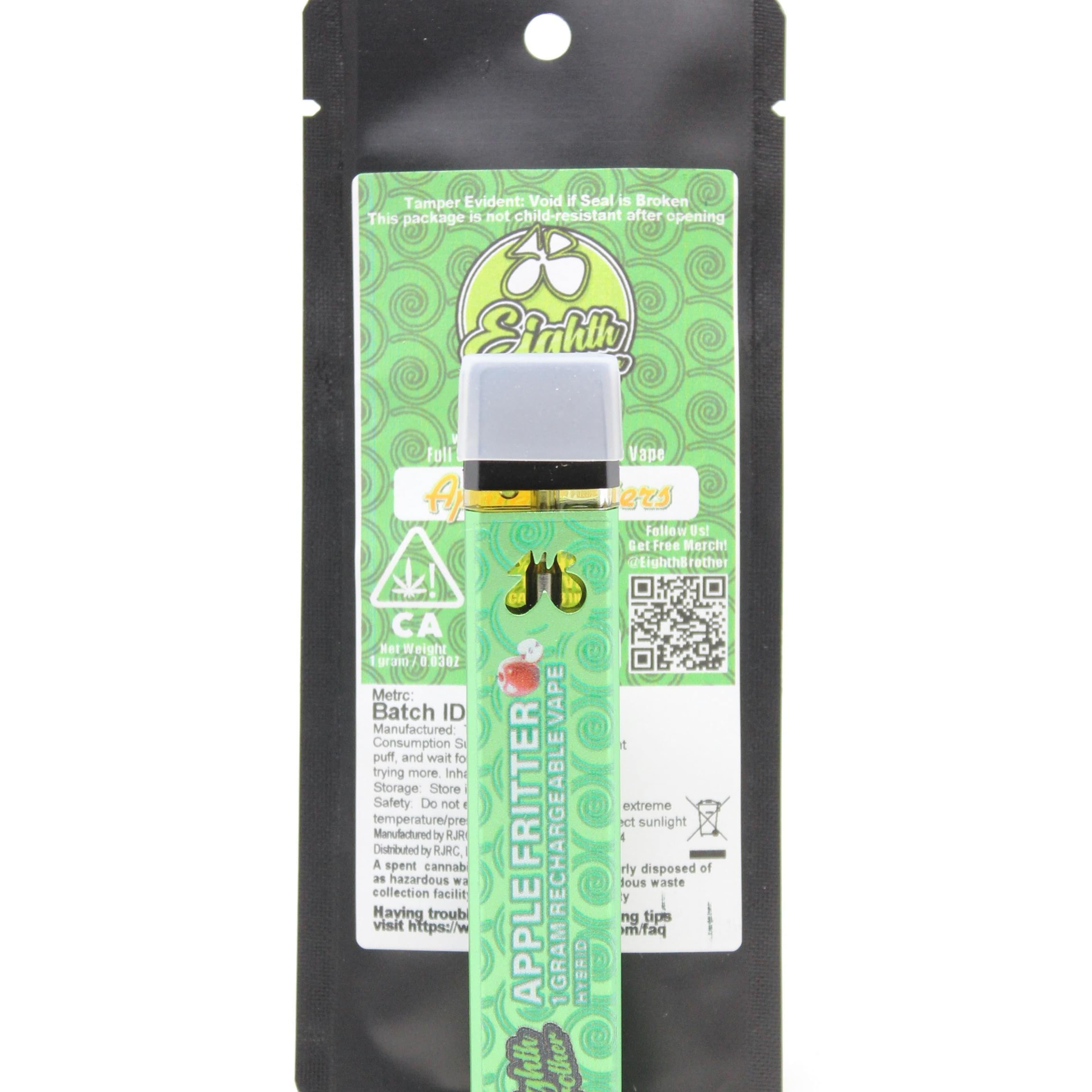 EIGHTH BROTHER - Apple Fritter (H) - 1g Disposable Vape - Eighth Brother - Vape - $22 - Vapes