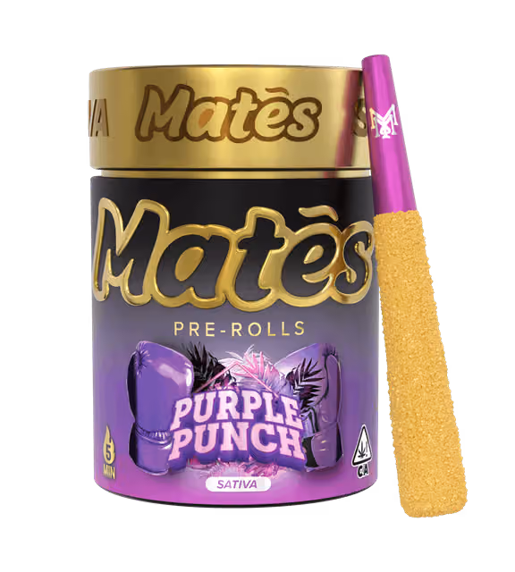 Purple Punch Mates | 0.6g x 5 Infused Pre-Roll Pack