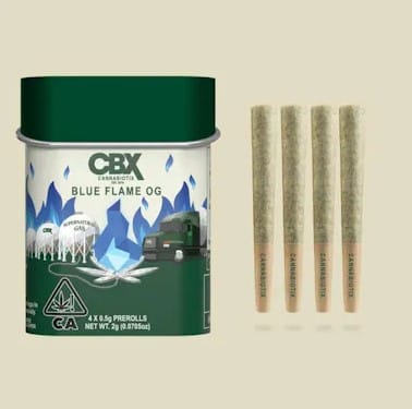 Cannabiotix - Blue Flame OG 4 Pack Pre-Rolls 2g - Cannabiotix - Cannabiotix - Blue Flame OG 4 Pack Pre-Rolls 2g - $40 - Pre-Roll