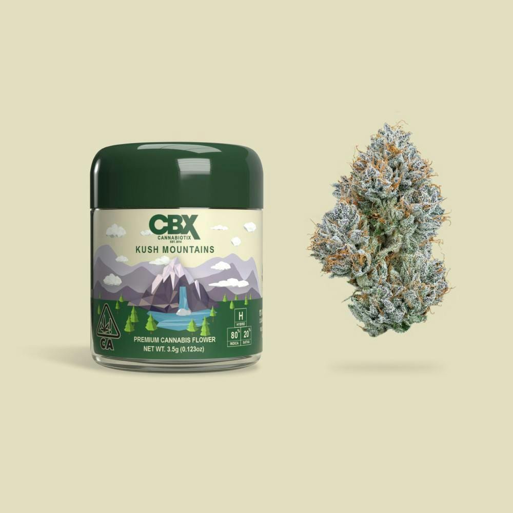 Kush Mountains - Flower - CBX Cannabiotix - Eighth - $54.99 - Flower