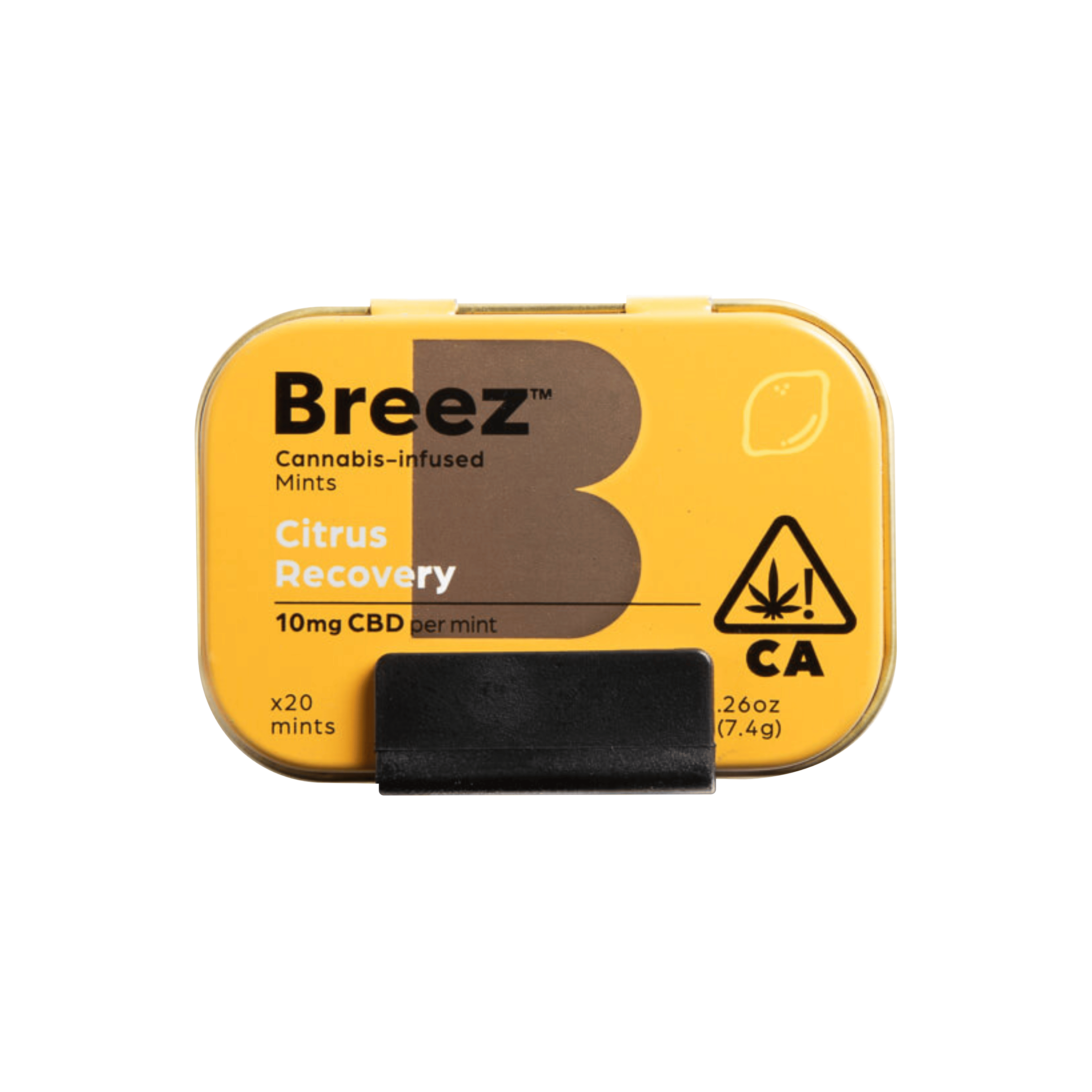 Citrus Recovery CBD Mints - 200MG - Breez -  - $25 - Edibles