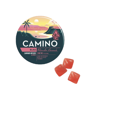Camino Watermelon Lemonade "Bliss" Gummies - Kiva Confections - 20 Gummies - $19.99 - Edibles