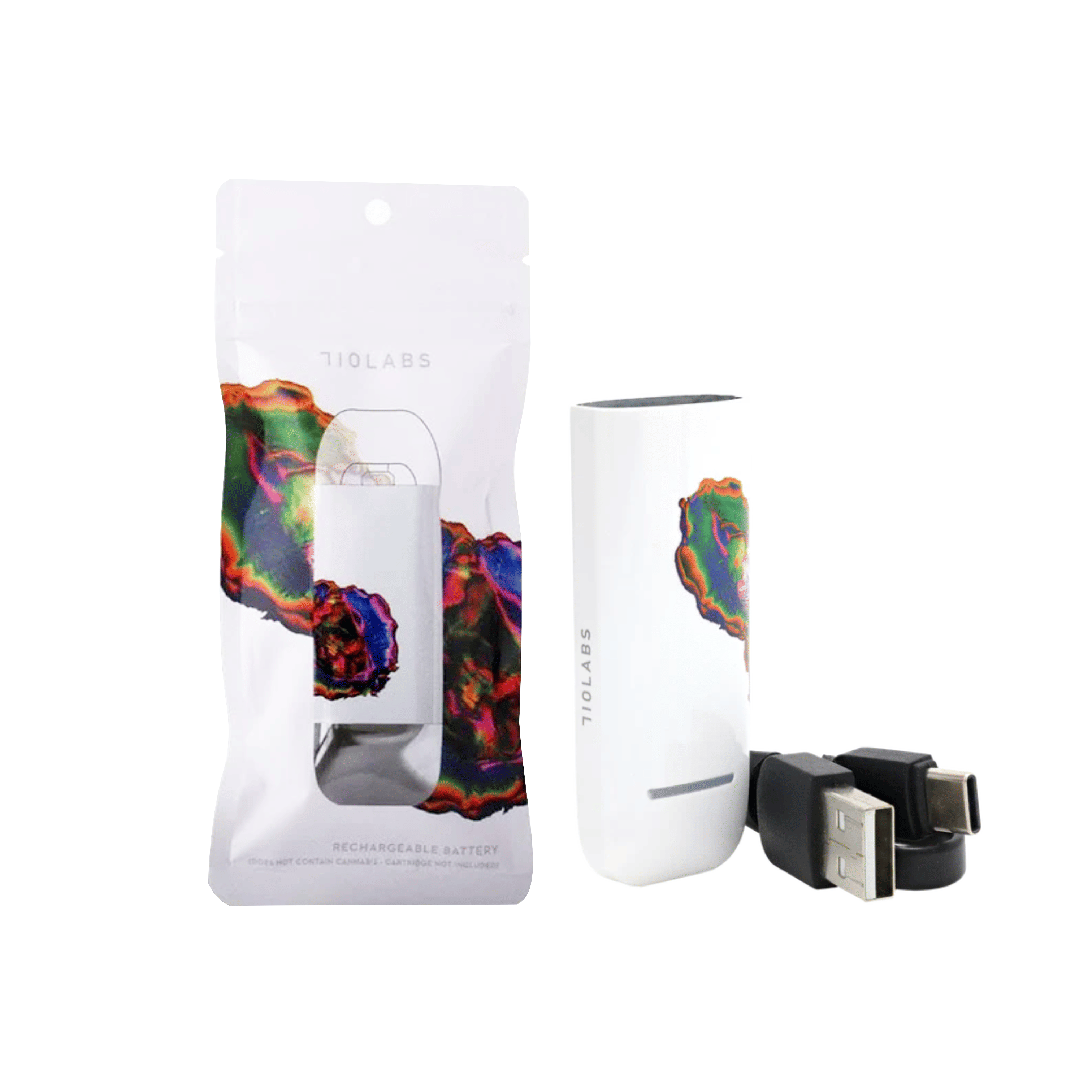 Pod Battery: White Oil Spill - 710 Labs -  - $20 - Paraphernalia