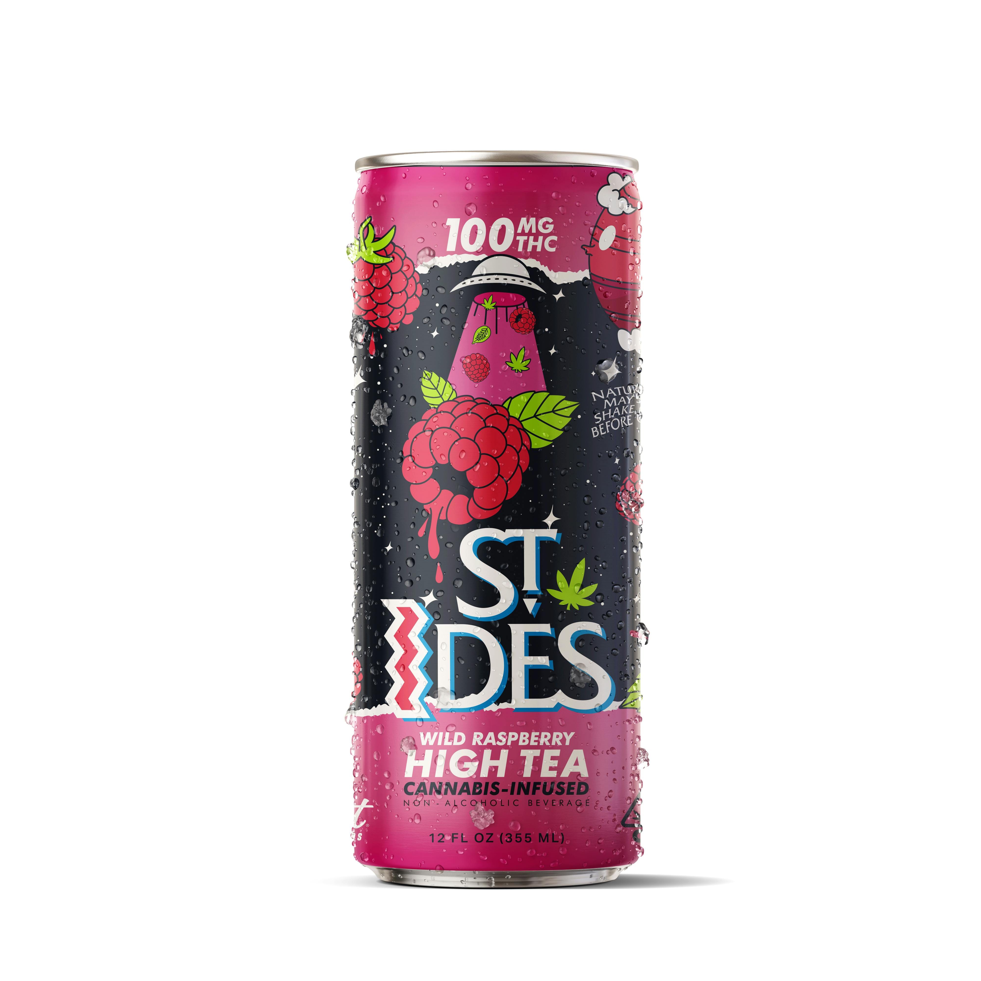 High Tea | Wild Raspberry 12oz - 100mg - ST Ides -  - $7.99 - Beverages/Drinks