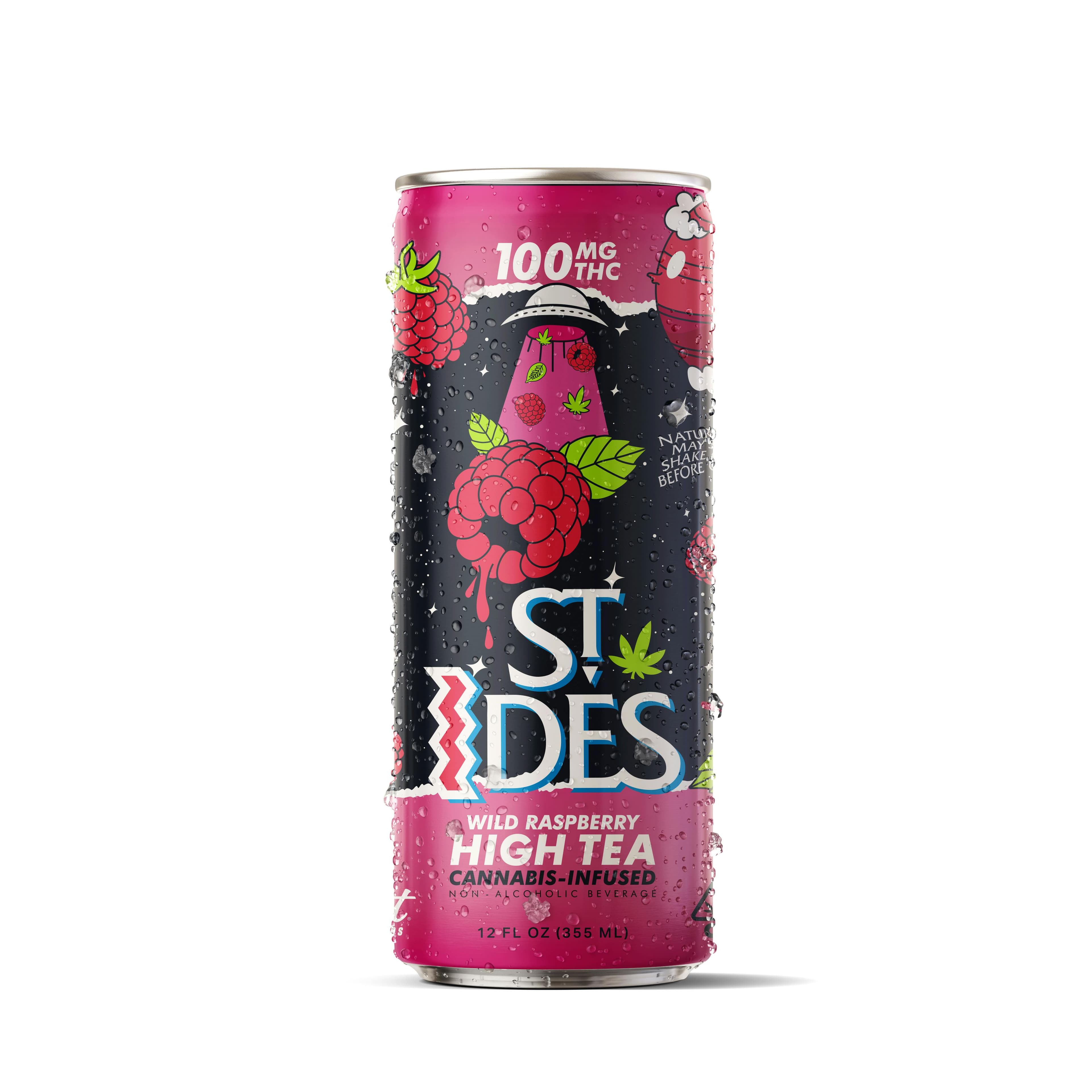 High Tea | Wild Raspberry 12oz - 100mg - ST Ides - - $7.99 - Beverages/Drinks
