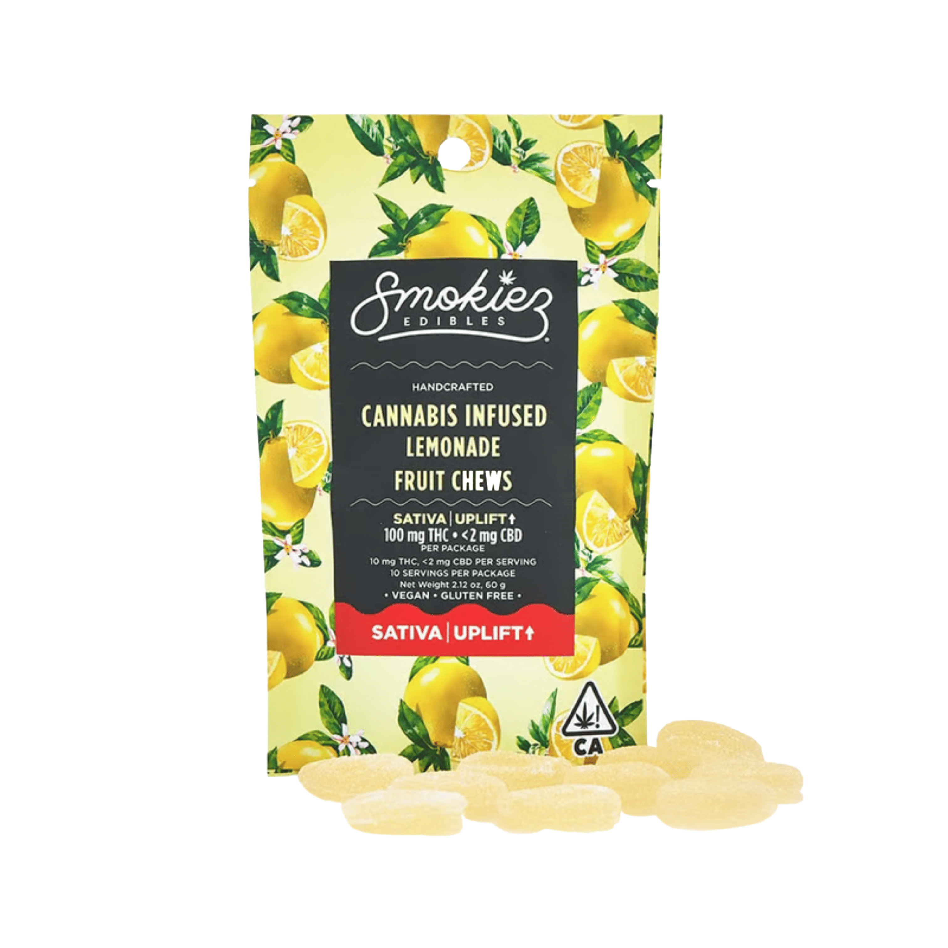 Lemonade Fruit Chews - 100mg - Smokiez Edibles -  - $17 - Edibles