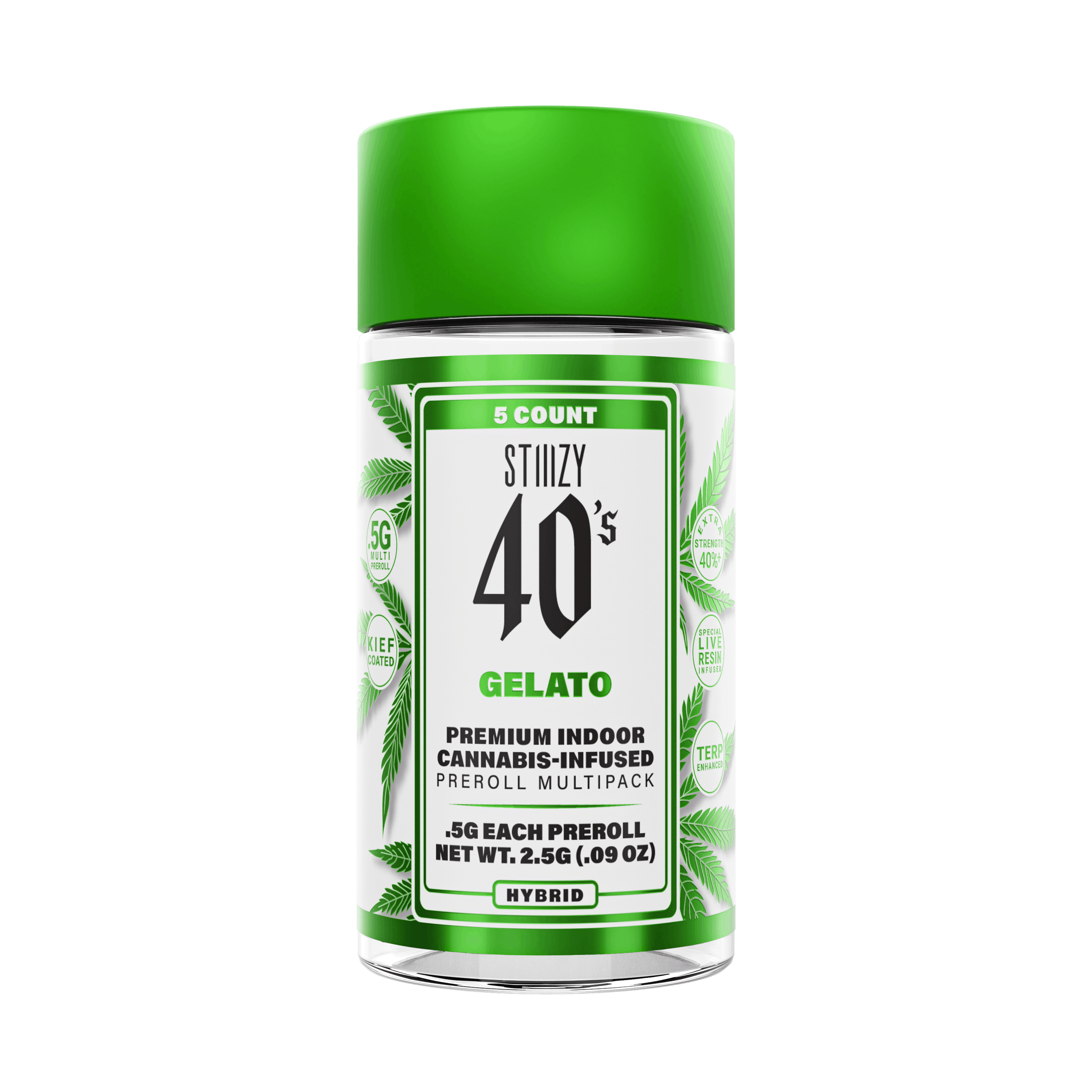 Gelato - 40's Infused Mini Pre-Rolls - STIIIZY - 2.5g (5-Pack) - $35.99 - Infused Pre-Rolls