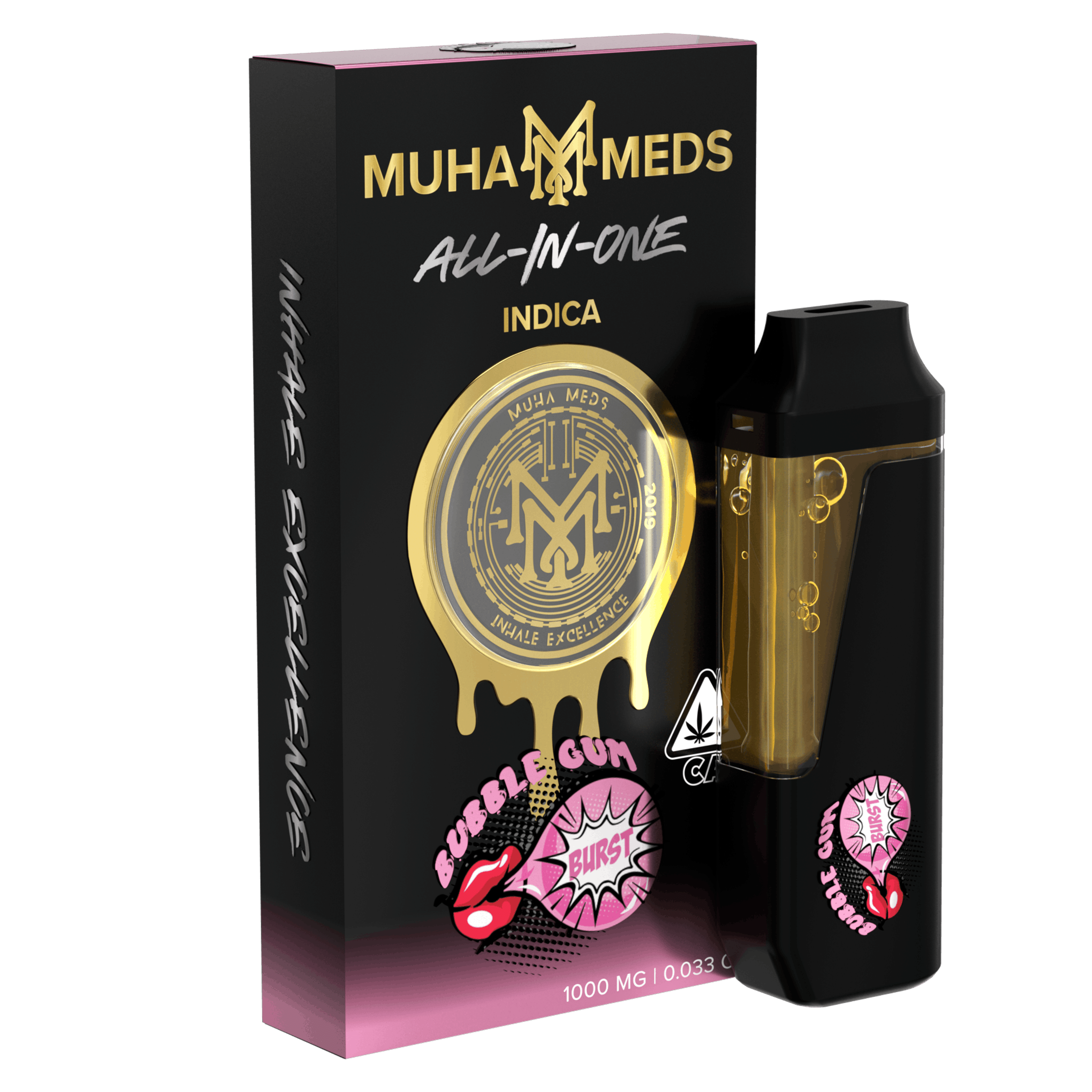 Bubble Gum All in One - Muha Meds - - $30 - Vape Pens