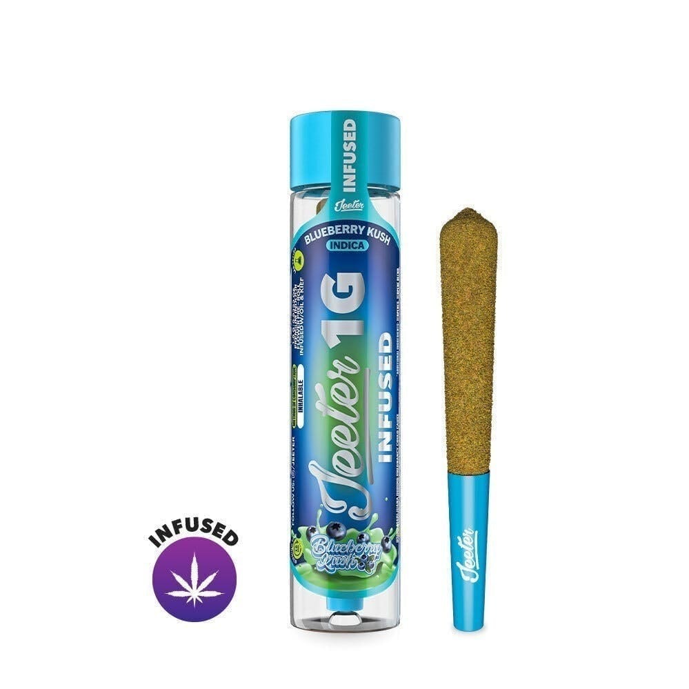 BLUEBERRY KUSH 1G - Infused Jeeter -  - $14 - Pre-Roll Infused