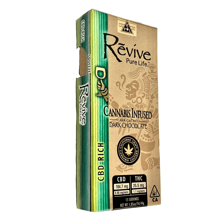 Revive Chocolate Bar - Revive Organics - Milk - $30 - Edibles