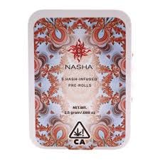 Hash Infused 5pk - Nasha - Hella NTZ x Nectarine Jelly (S) - $38 - Pre-Rolls
