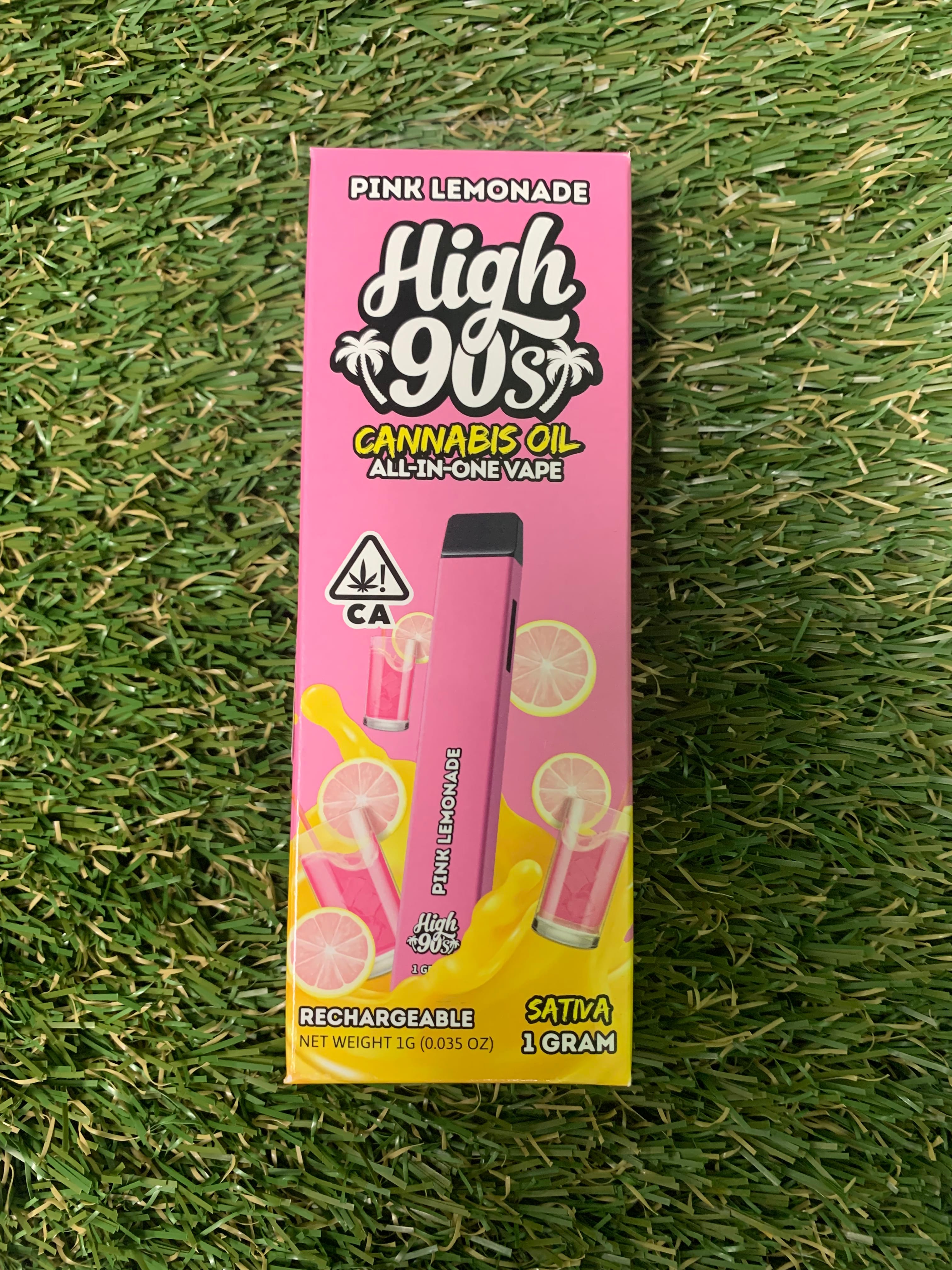 PINK LEMONADE 1G DISP - H90 -  - $22.50 - Vape Cartridge