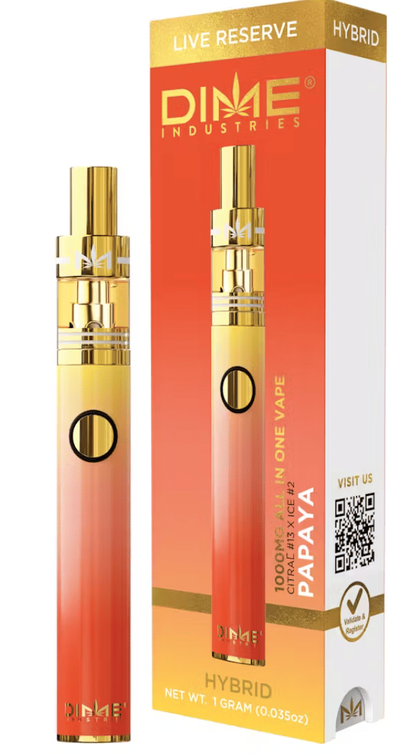 Live Reserve: Papaya 1G All In One - Dime Industries -  - $24.66 - Cartridges