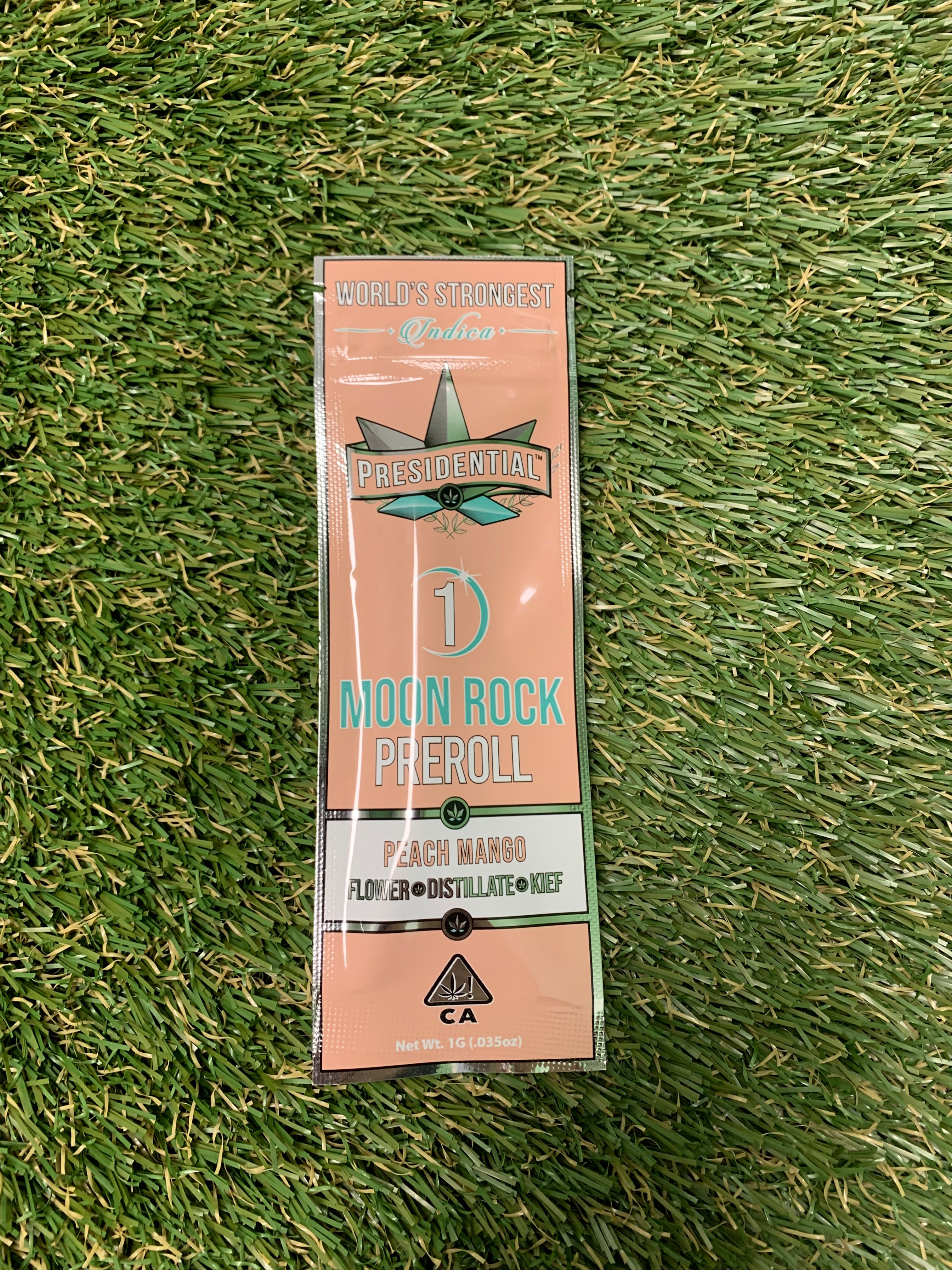PEACH MANGO 1G MOONROCK INFUSED - Presidential -  - $12.90 - Pre-Roll Infused