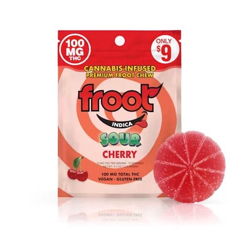Froot - Sour Cherry Single Gummy 100mg - Froot - Froot - Sour Cherry Single Gummy 100mg - $9 - Edible