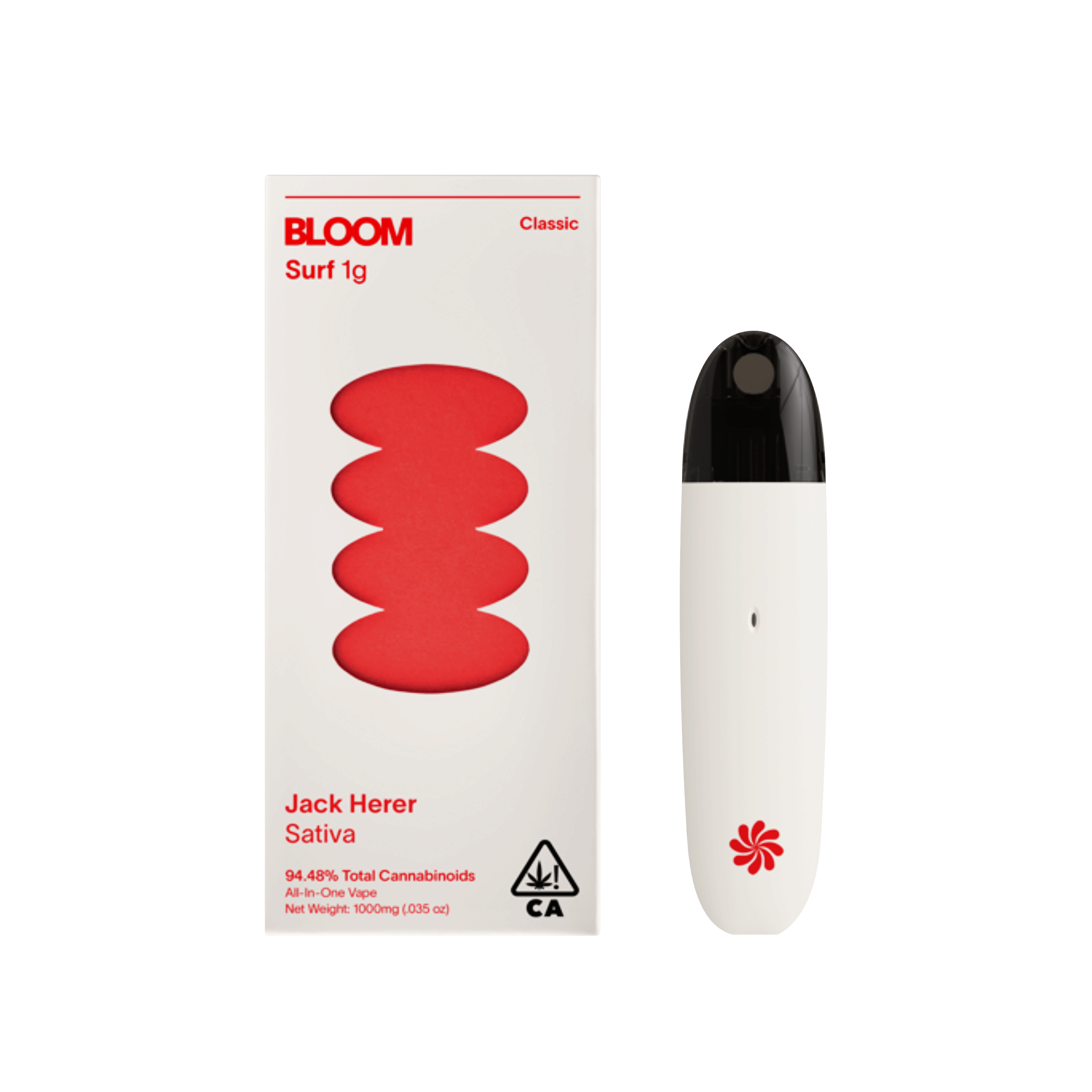 Classic Surf | Jack Herer (S) All-in-One Vape - 1g - Bloom -  - $35 - Disposables