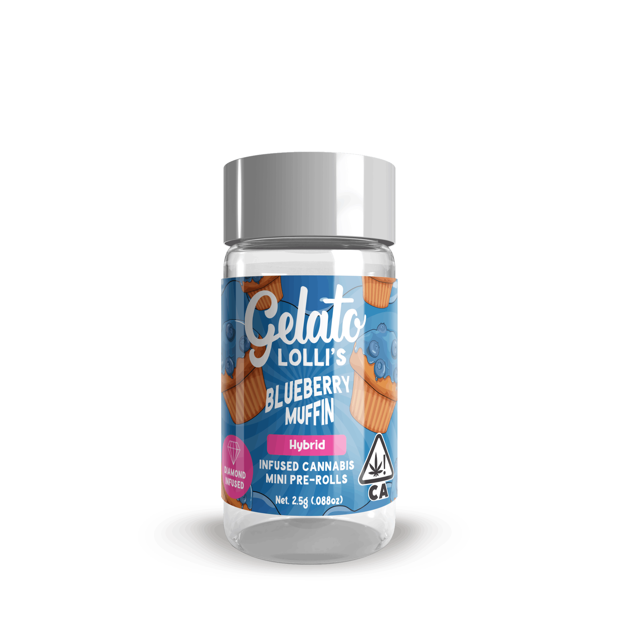 Blueberry Muffin .6G Lolli 5-Pack (3g) - Gelato -  - $35 - Flowers