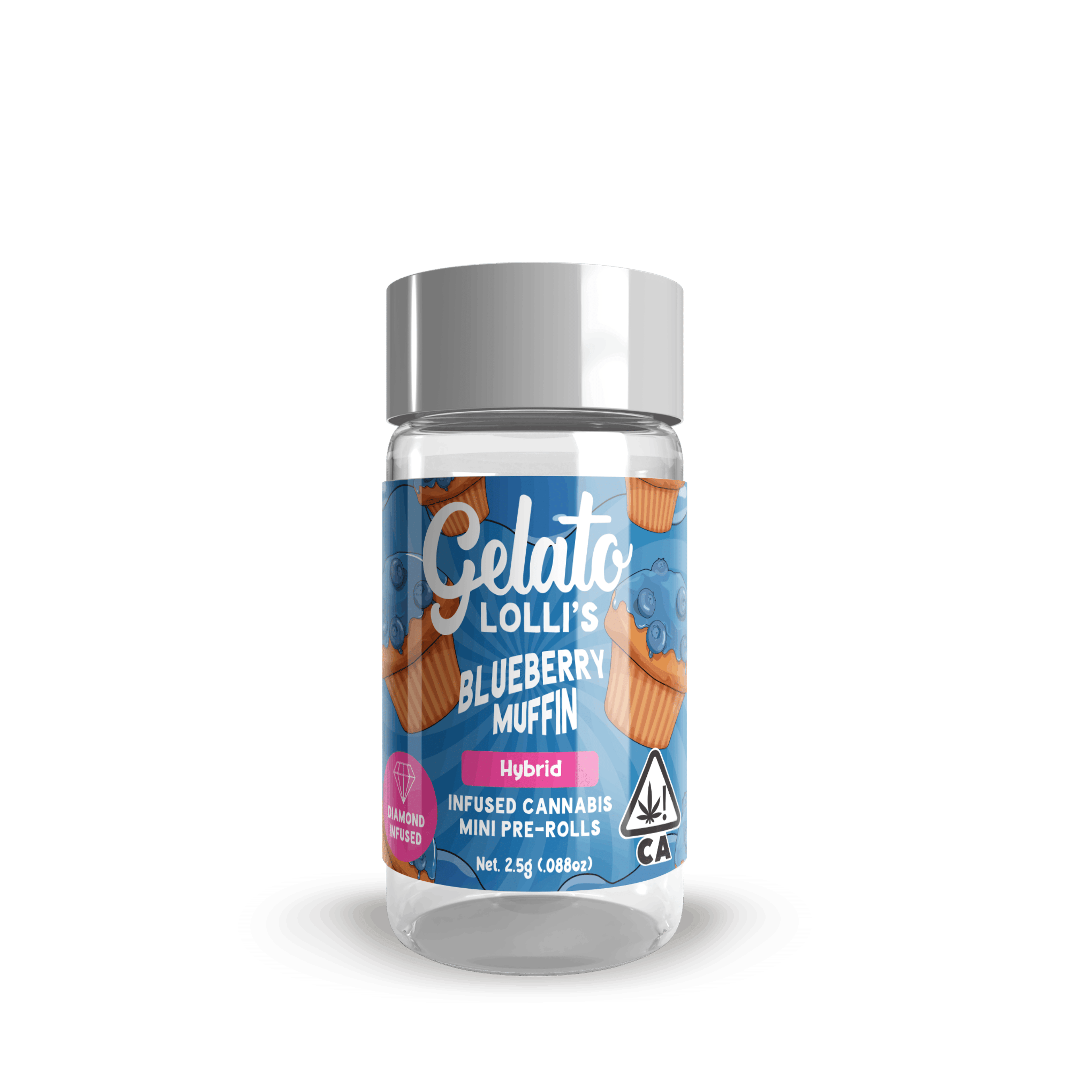 Blueberry Muffin .6G Lolli 5-Pack (3g) - Gelato - - $35 - Flowers