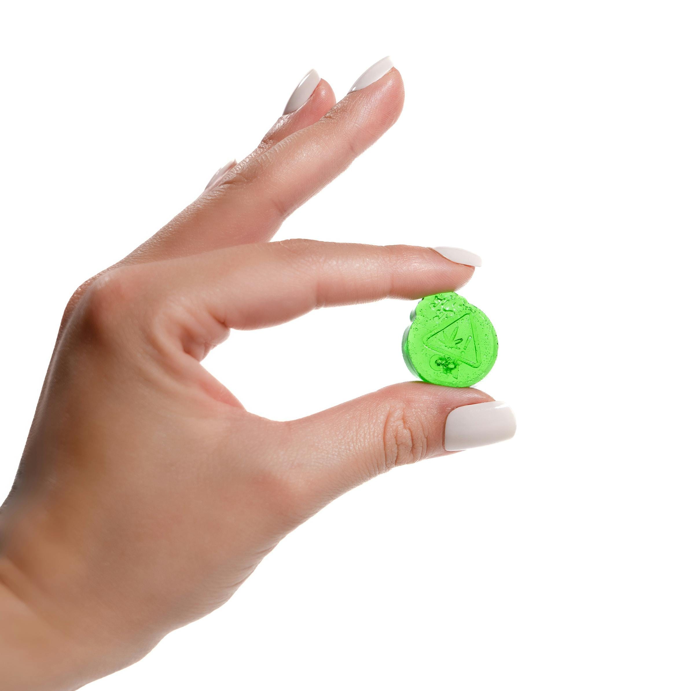 Sublime Lemon Lime Rosin Gummies - 100mg THC + 200mg CBD - Happy Fruit - Sublime Lemon Lime - $20 - Edibles