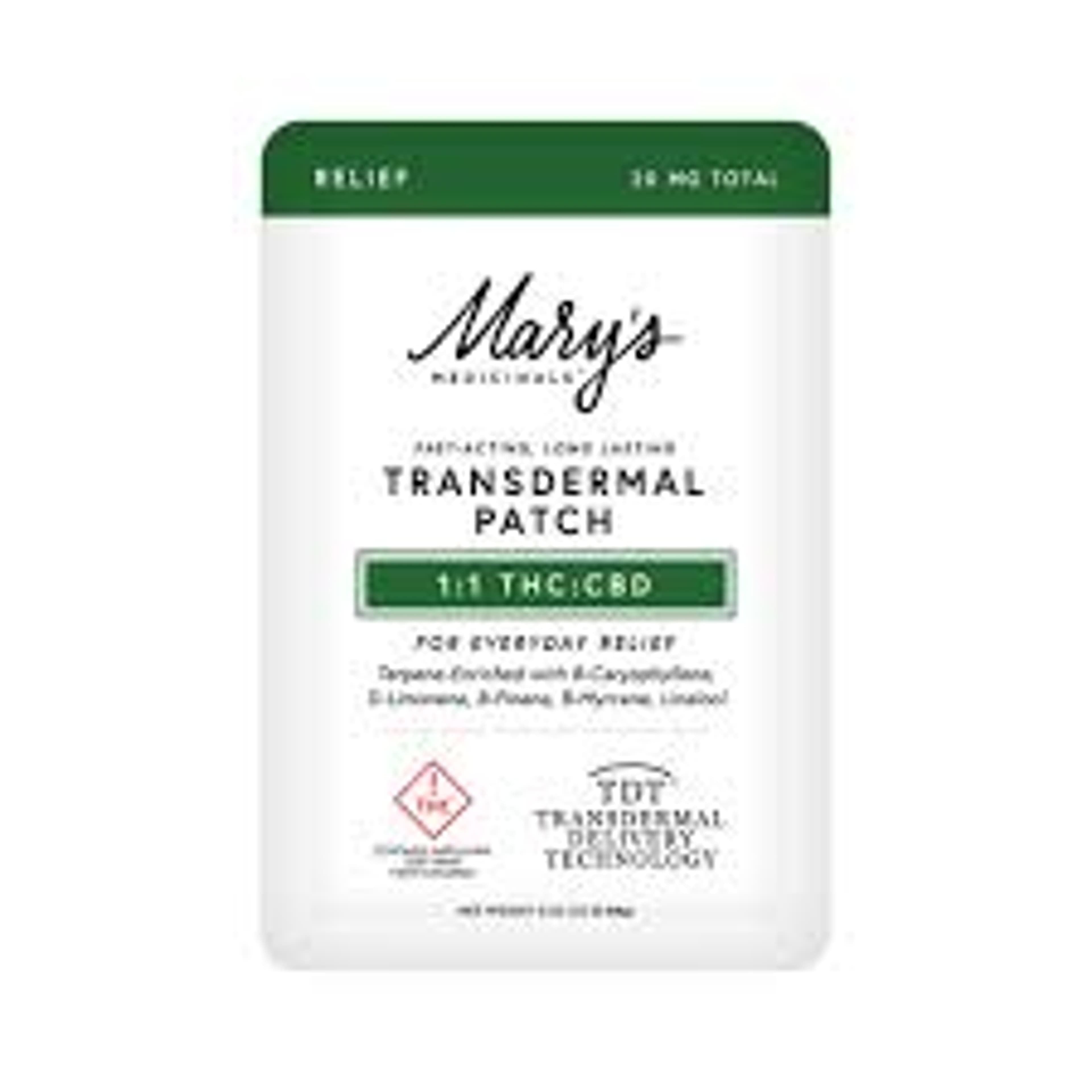 Mary's Medicinals Patch - Mary's Medicinals - Sativa - $11 - Topicals