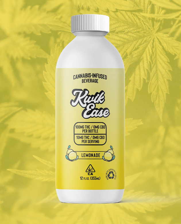 Kwik Ease: Lemonade (12oz.) - 100mg - Manzanita Naturals -  - $13 - Beverages/Drinks