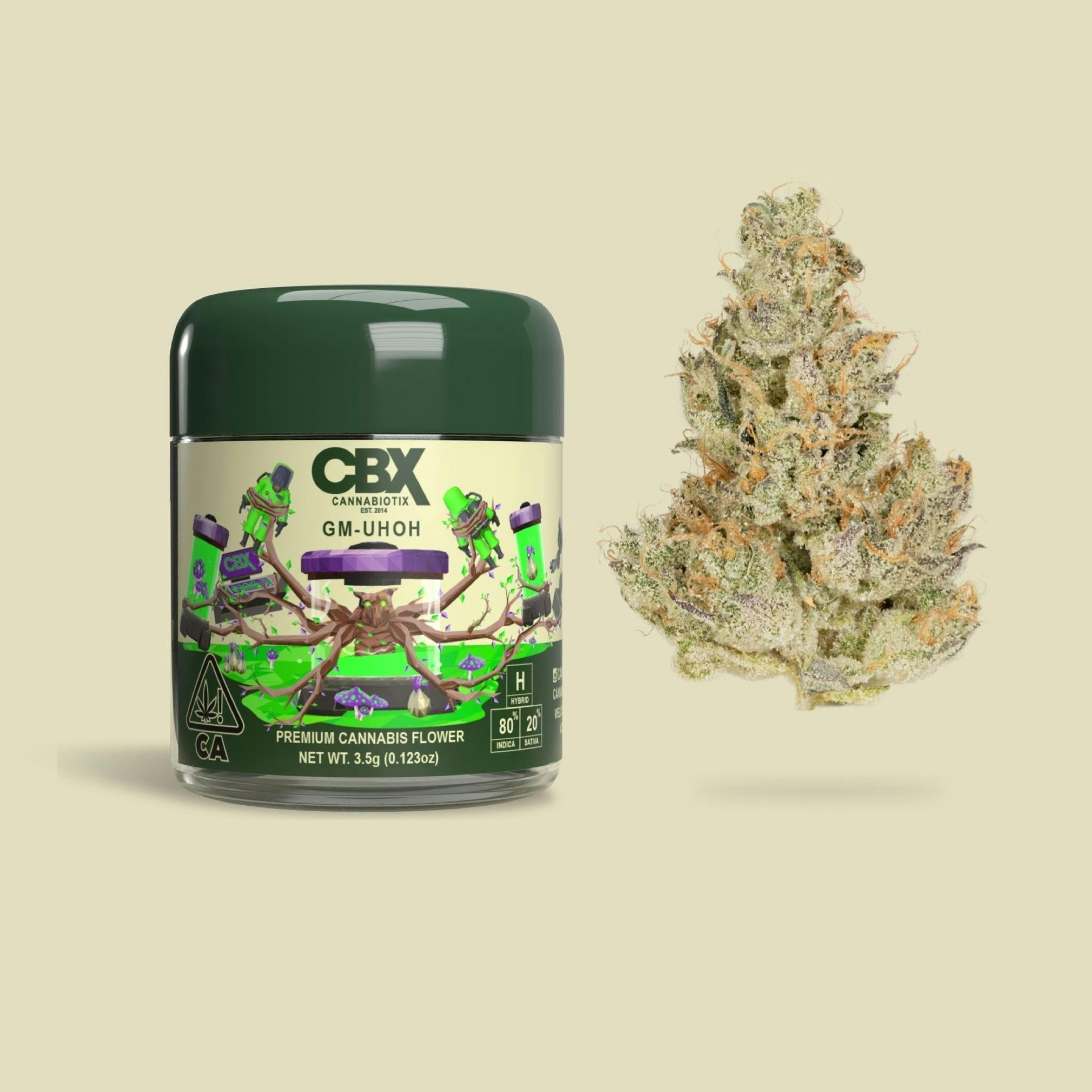 GM-UhOh - Flower - CBX Cannabiotix - Eighth - $54.99 - Flower