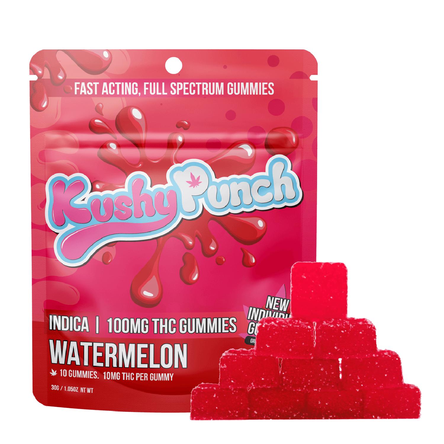 Kushy Punch: Watermelon Gummies