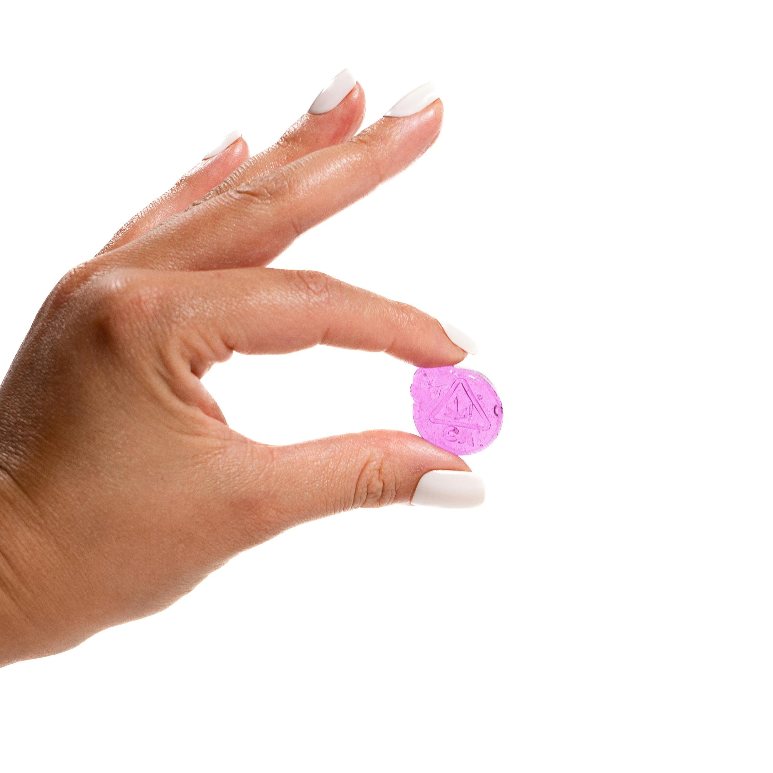 Moon Berry Rosin Gummies - 100mg THC, 50mg CBN - Happy Fruit - Moon Berry Live Rosin Happy Fruit Gummies - $18 - Edibles