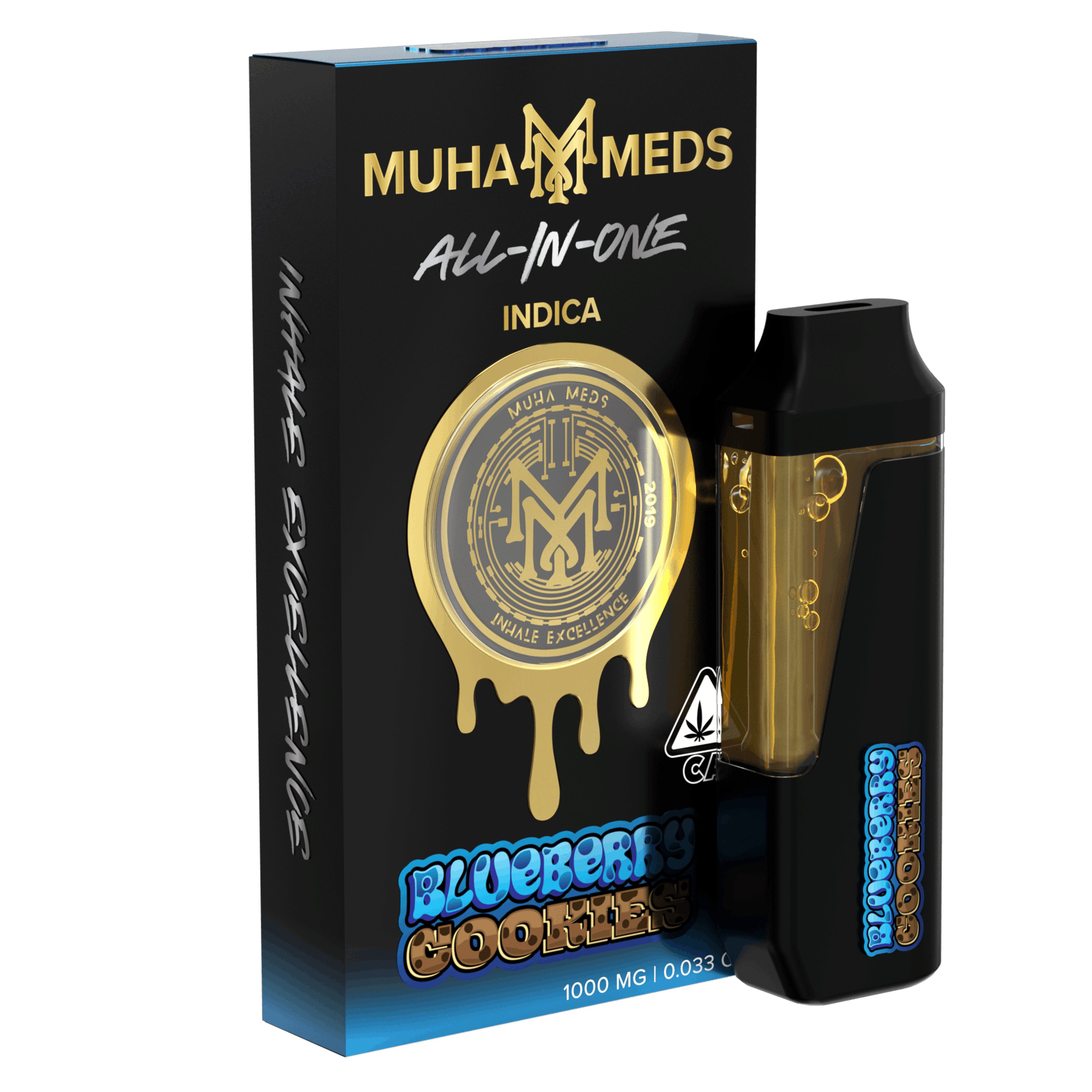 Blueberry Cookies All In One - Muha Meds - Blueberry Cookies All In One - $30 - Vape Pens
