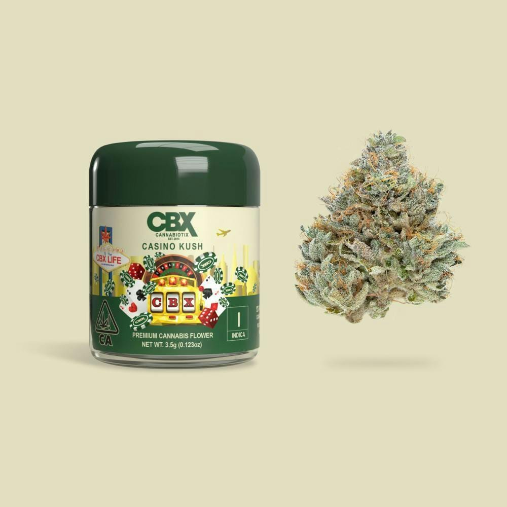Casino Kush - Flower - CBX Cannabiotix - Eighth - $54.99 - Flower
