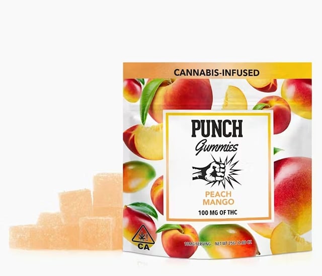 Peach Mango - 100mg Gummies (10 COUNT)
