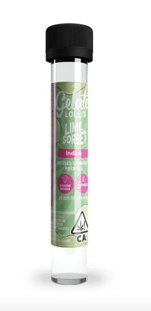 Lime Sorbet 1.2G Lolli Infused Pre-Roll - Gelato