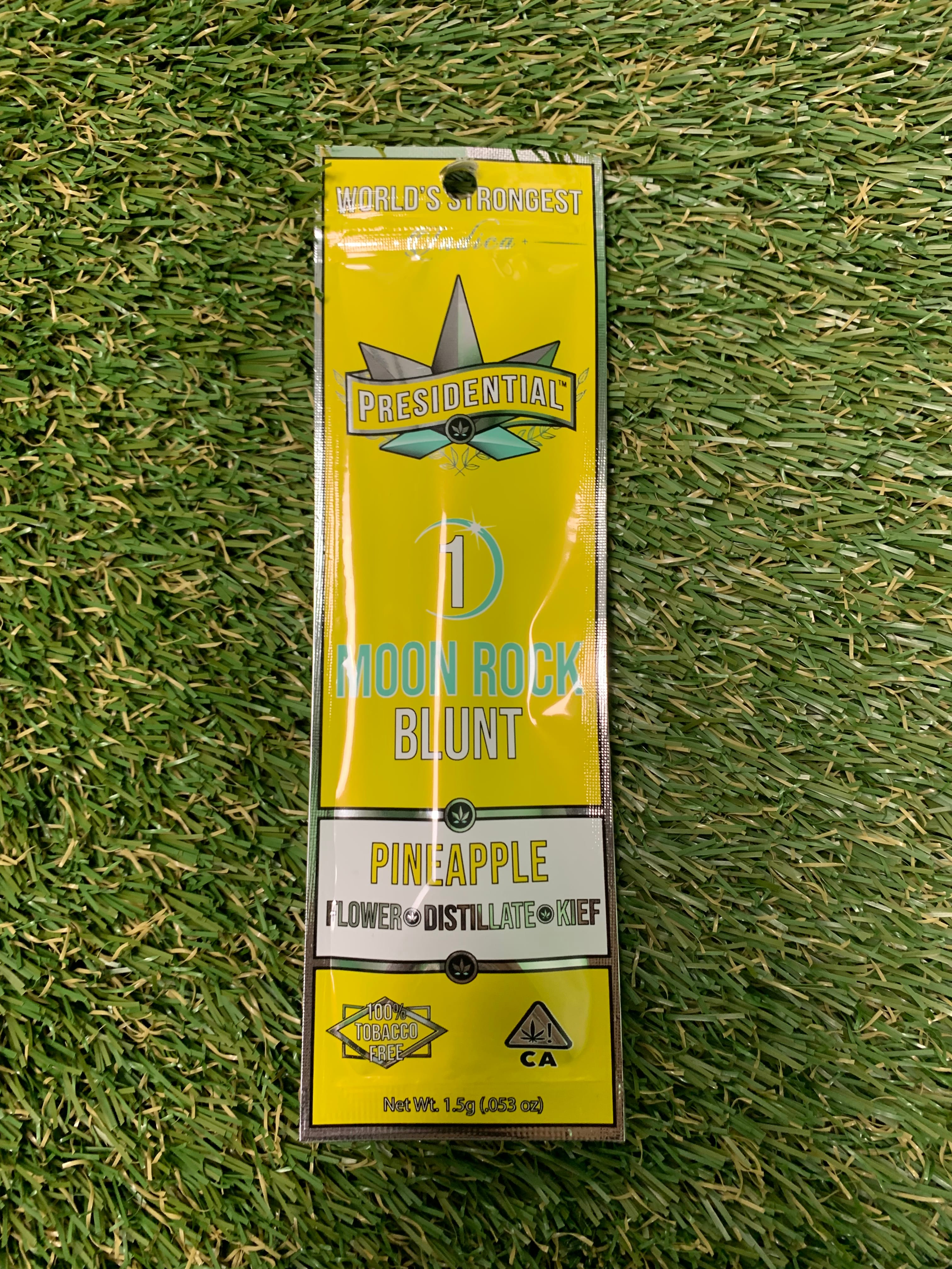 PINEAPPLE MOONROCK BLUNT 1.5G - Presidential -  - $19.35 - Pre-Roll Infused