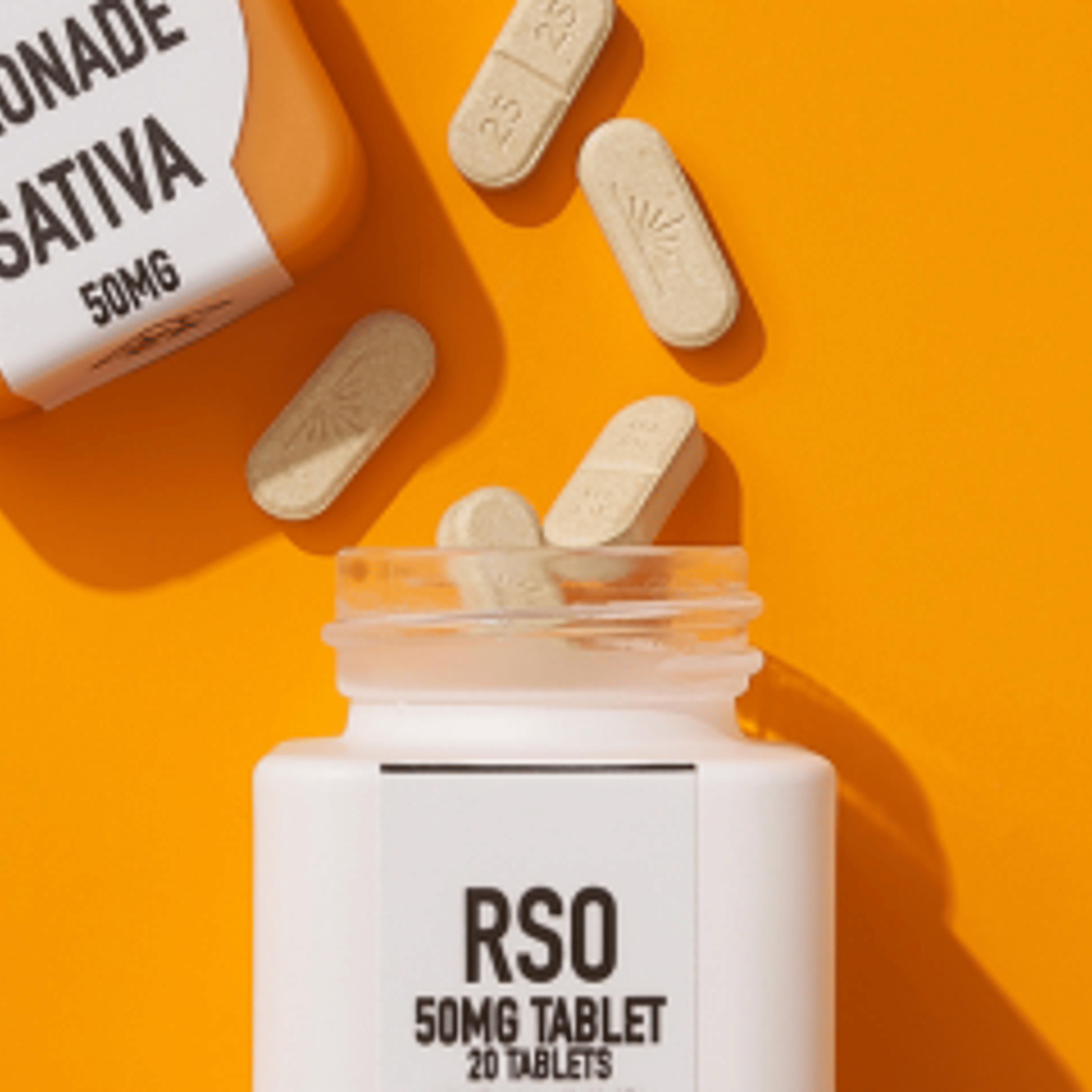 RSO THC 50 mg Tablets - Emerald Bay Extracts - Indica: Platinum OG - $50 - Soft Gels & Tablets