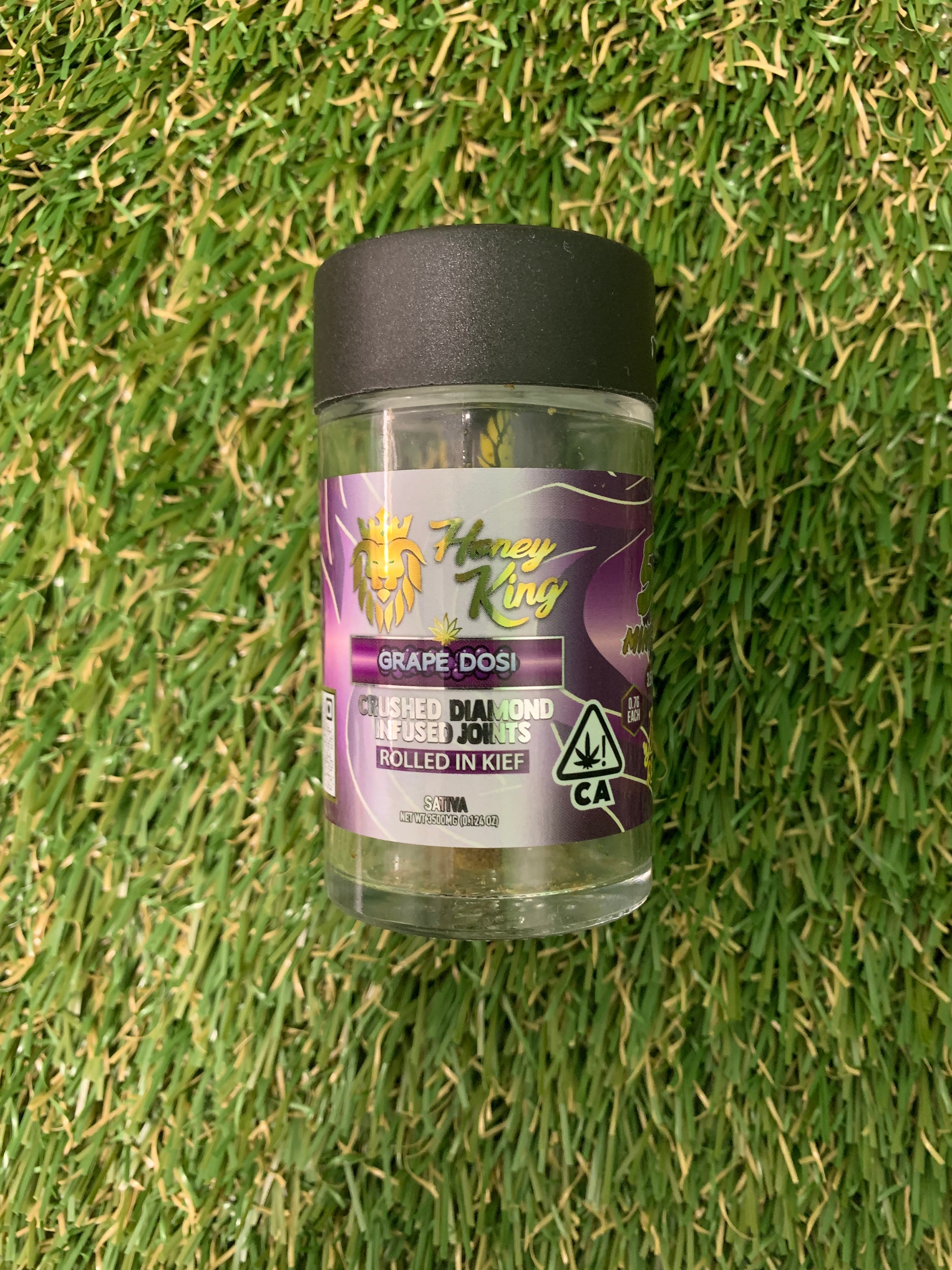 GRAPE DOSI 0.5G 7PK INFUSED - HONEY KING -  - $25.80 - Pre-Roll Infused
