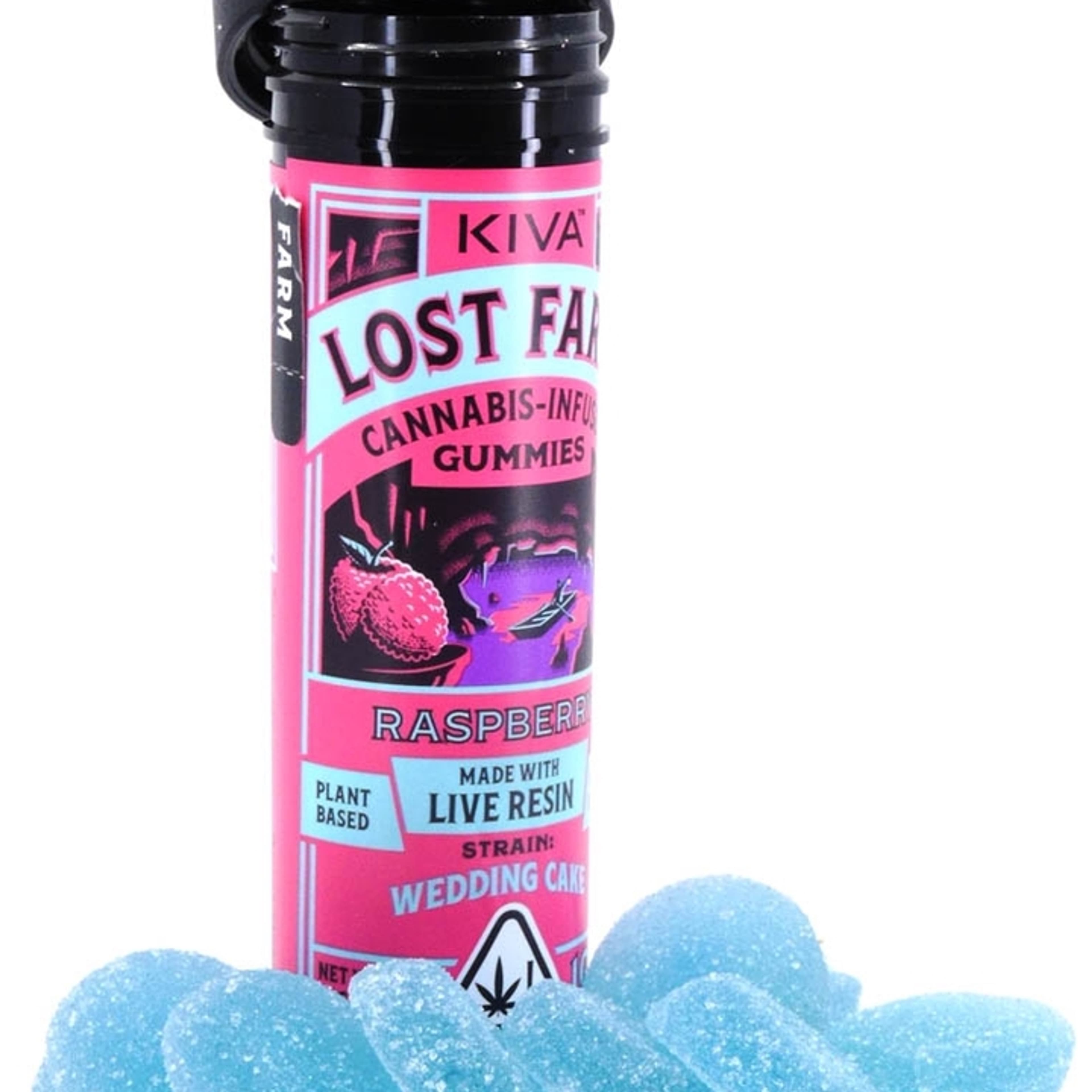 Lost Farm Gummies - Kiva - Dark Cherry illuminati Rosin(I) - $27 - Edibles