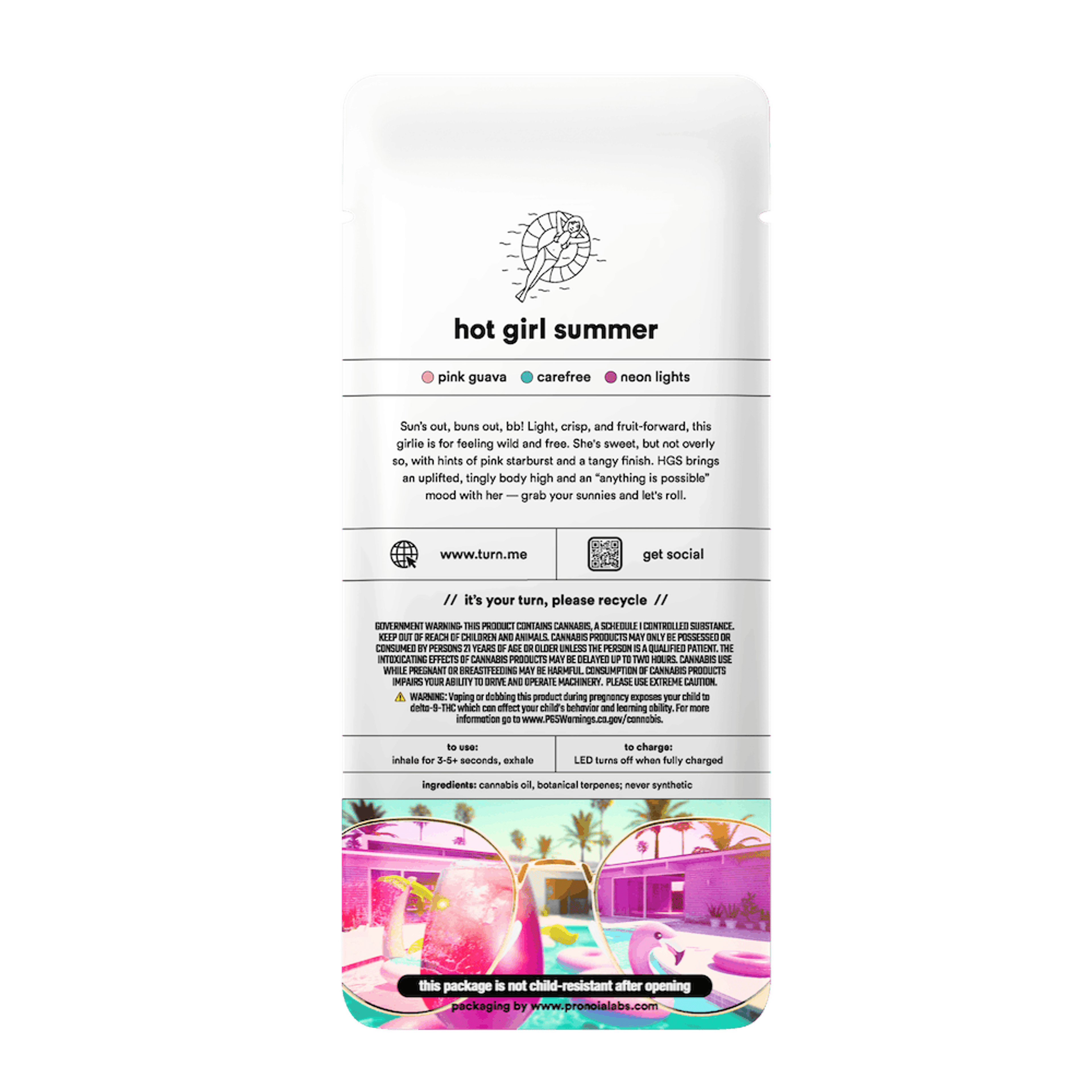 Hot Girl Summer (sativa) / botanica blends / 1g disposable - Turn - - $25.21 - Vapes